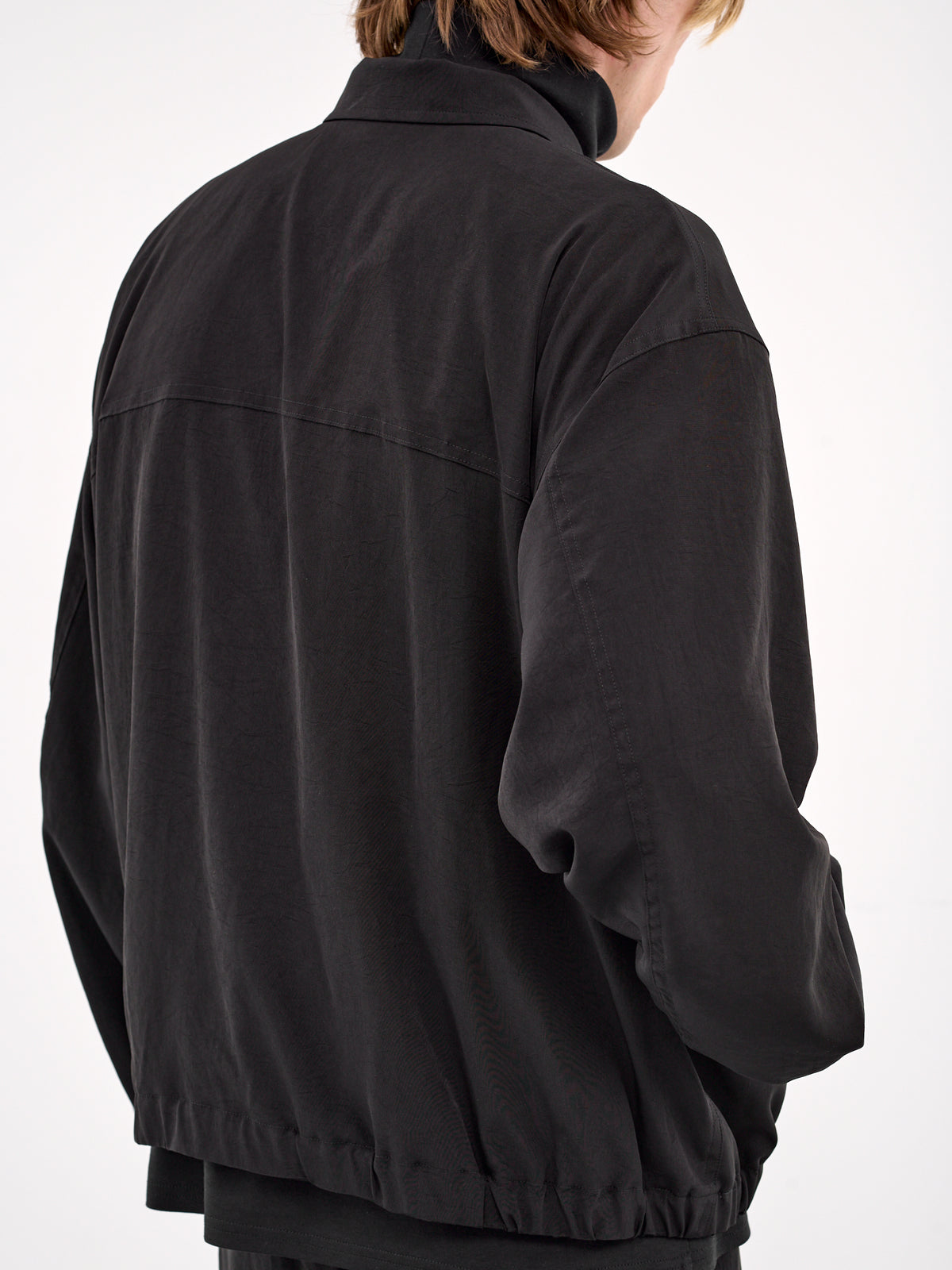 Zip-Up Blouson (RM251-021-BLACK)