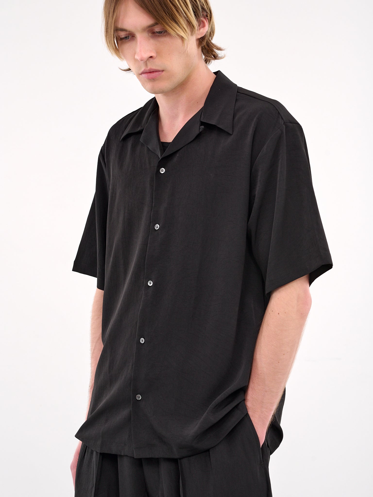 Short Sleeve Shirt (RM251-024-BLACK)