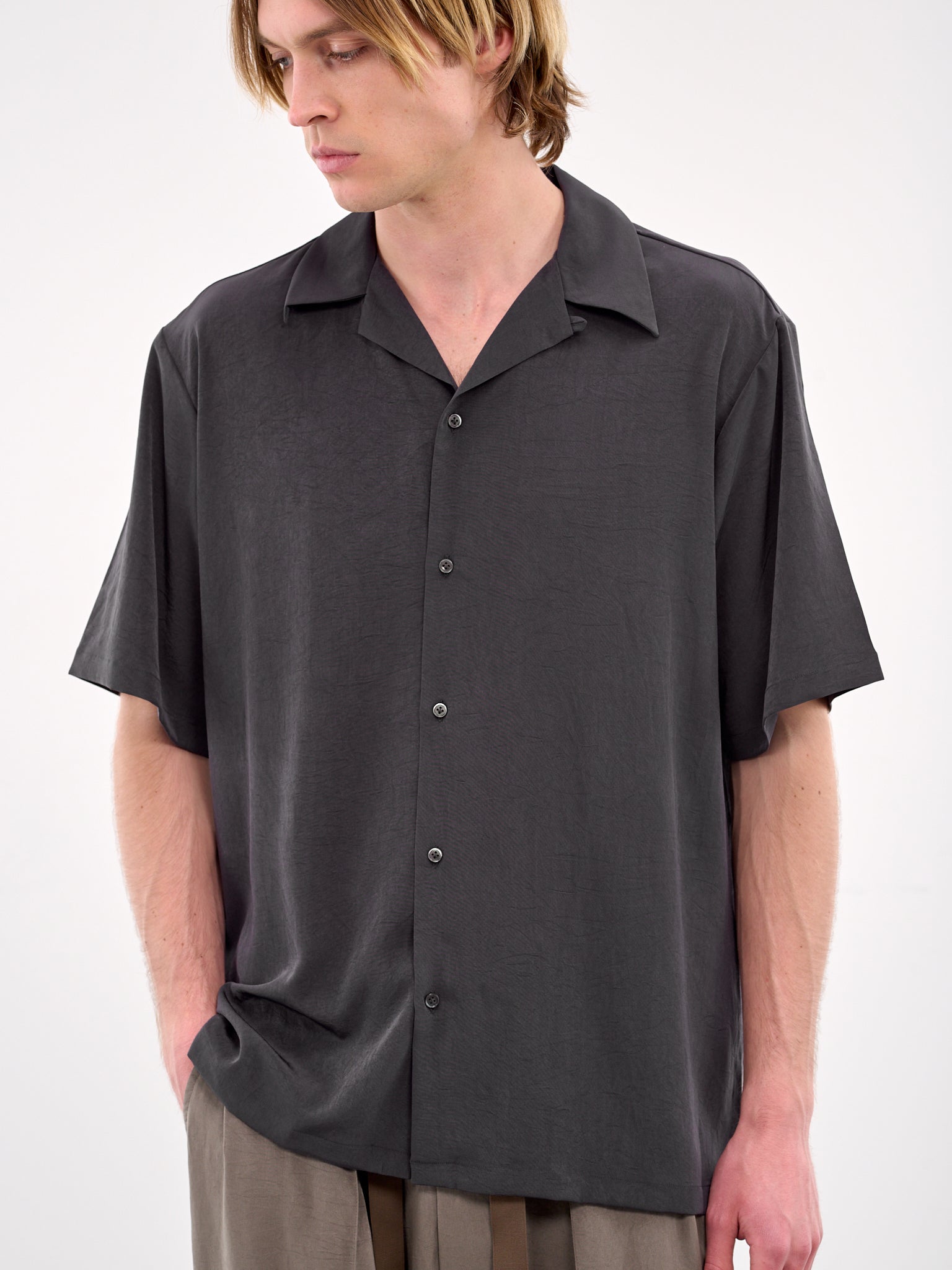 Short Sleeve Shirt (RM251-024-CHARCOAL)