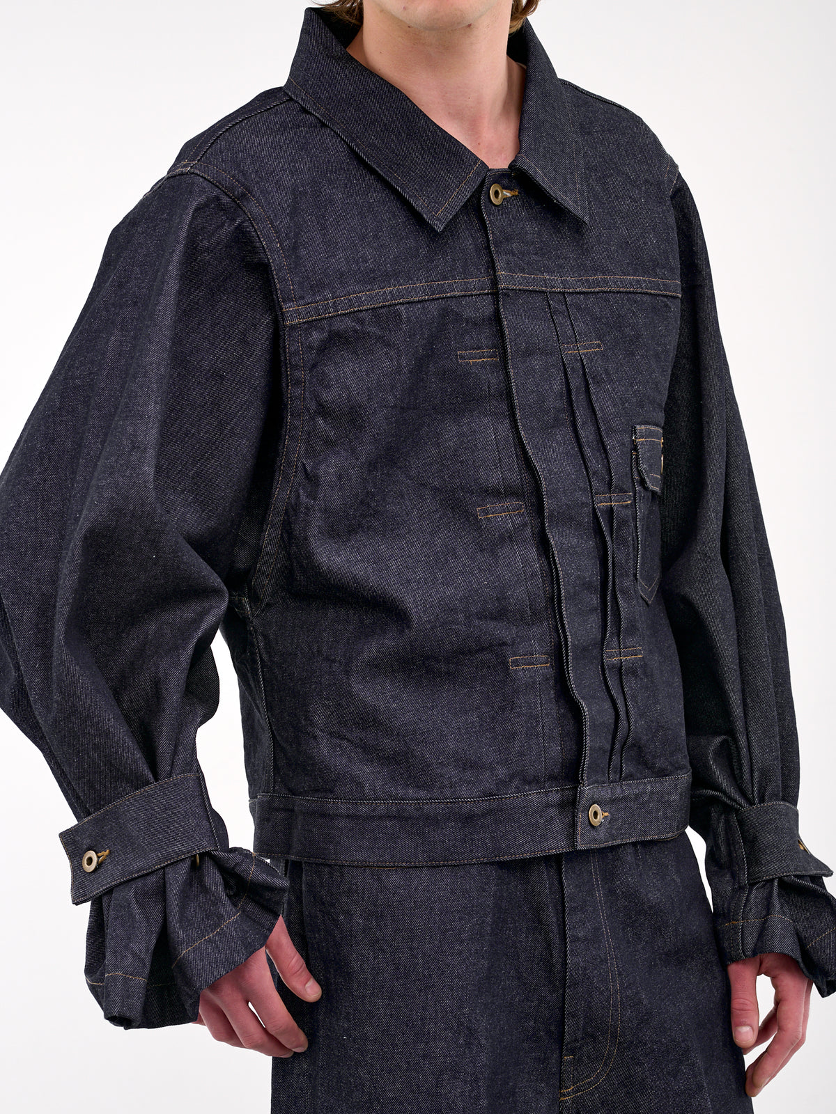 Wide Sleeve Denim Jacket (RM251-027-INDIGO)