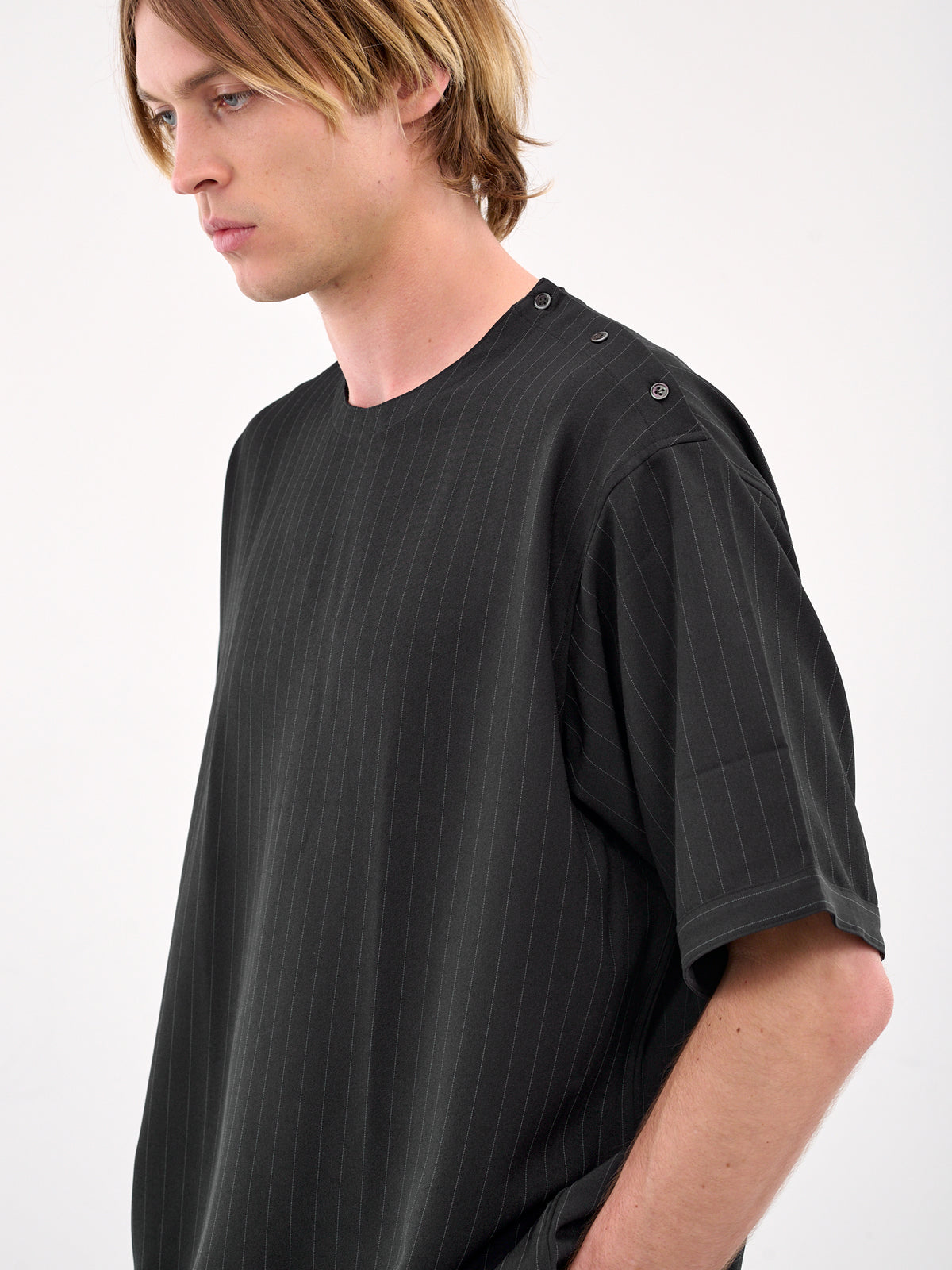 Pinstripe T-Shirt (RM251-030-PINSTRIPE)