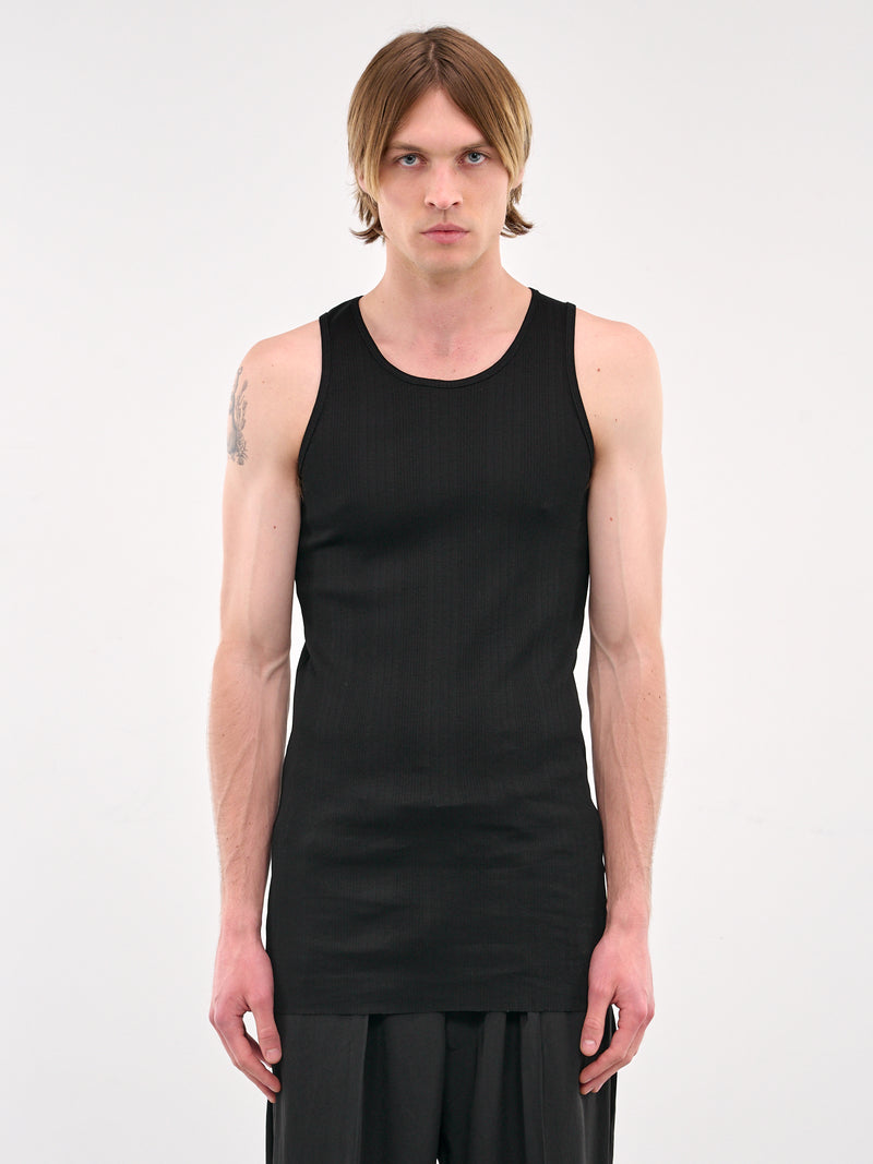 Ribbed Tank Top (RM251-035-BLACK)