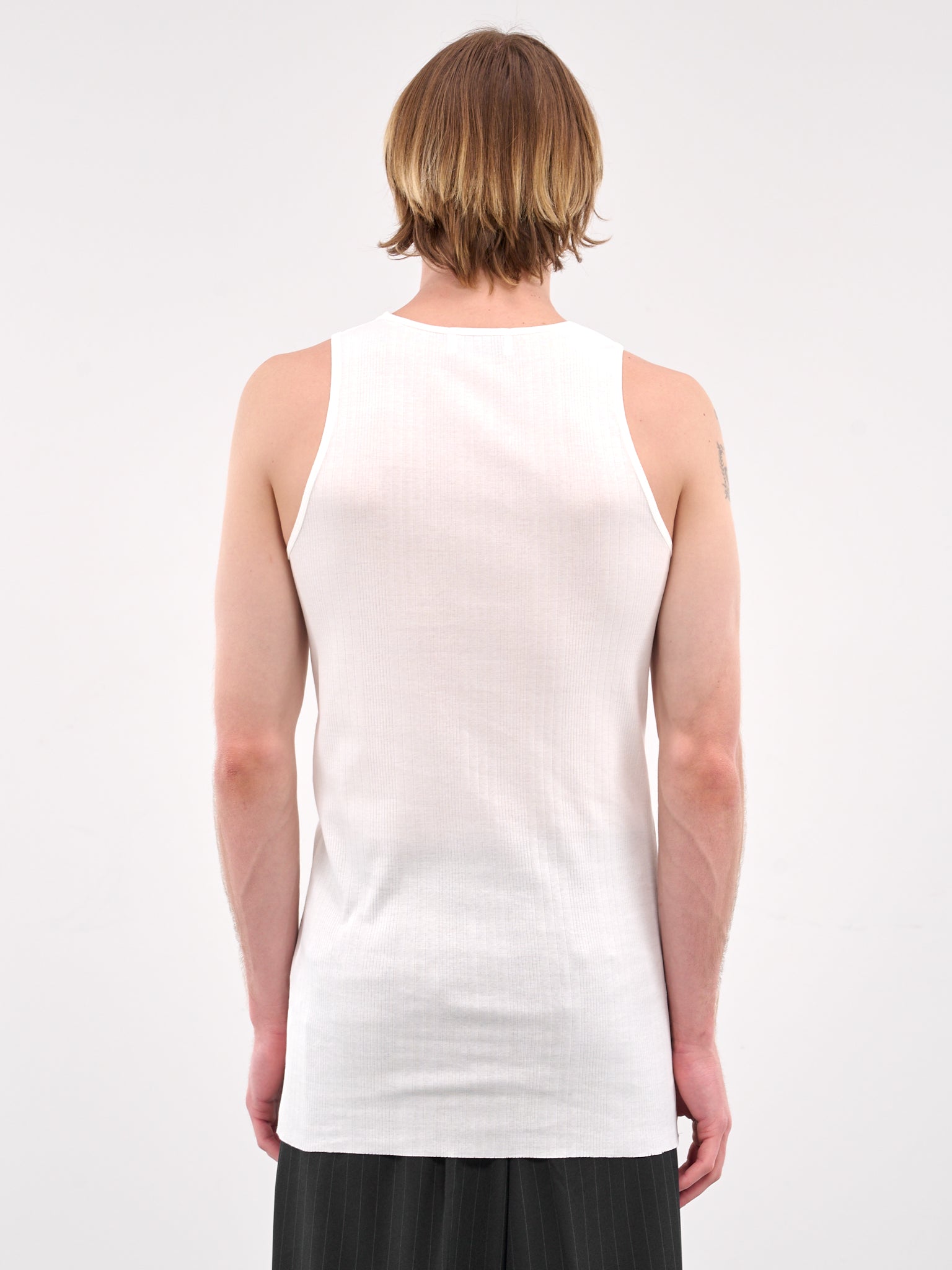 Ribbed Tank Top (RM251-035-WHITE)