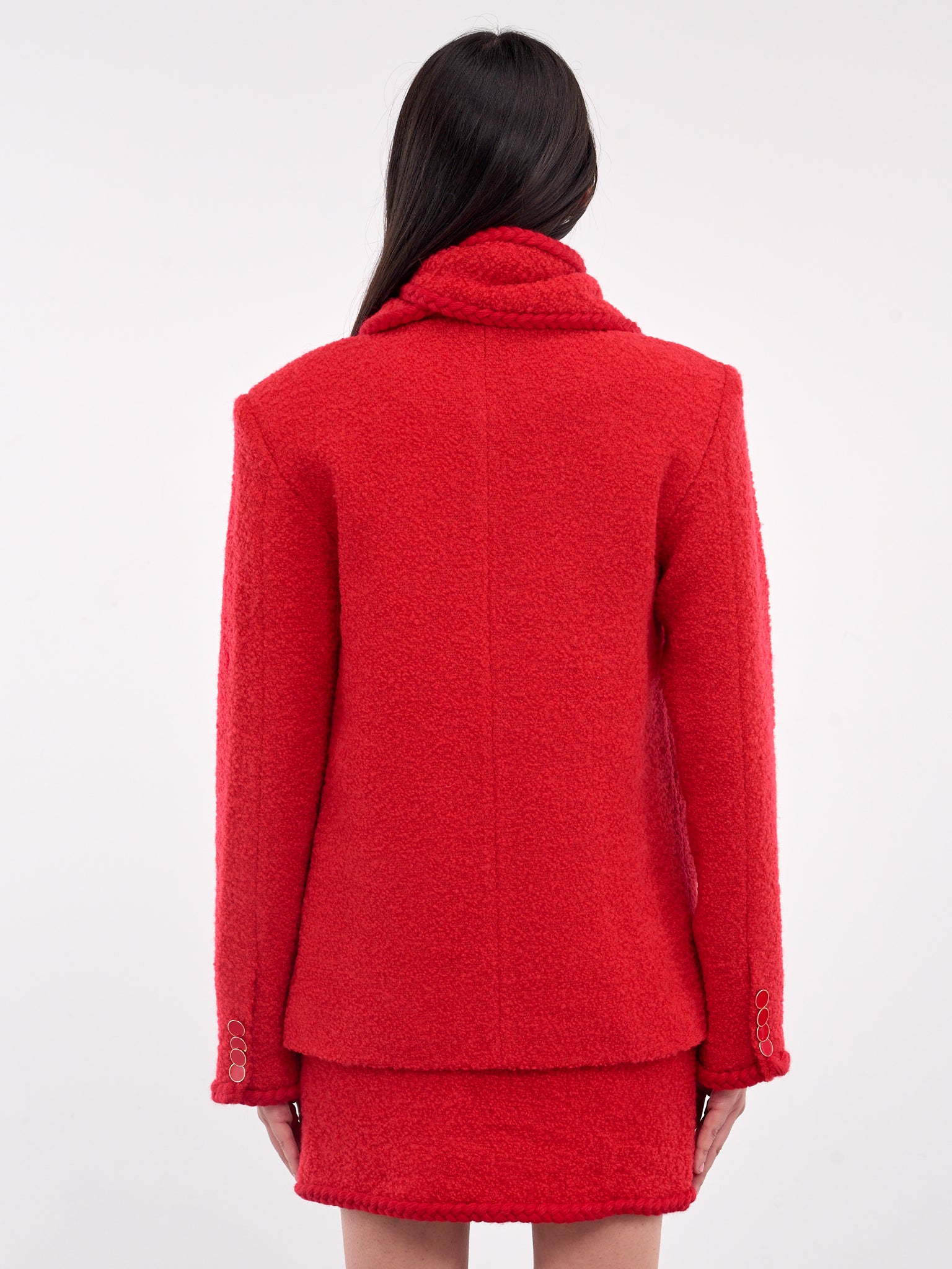 Tweed Short Coat (RR356-S-RED)