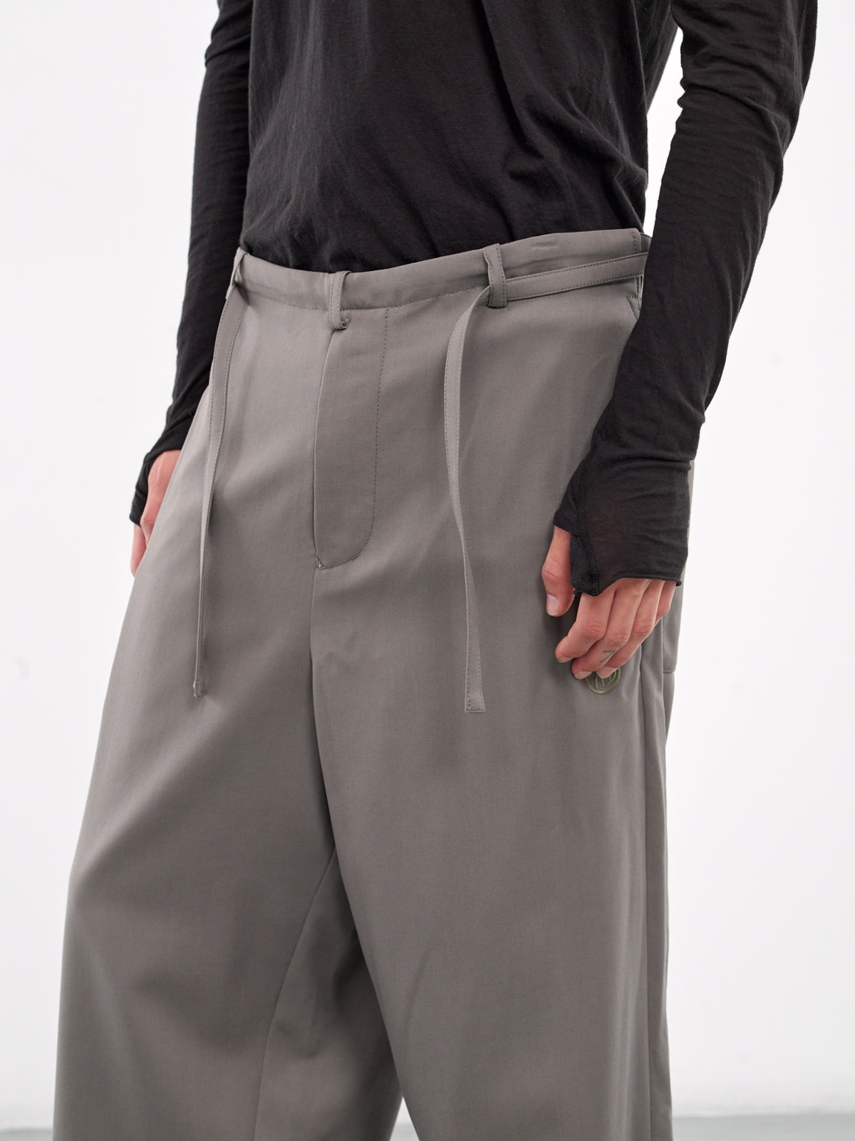 Drawstring Trousers (S24AW09PT-W-GREY)