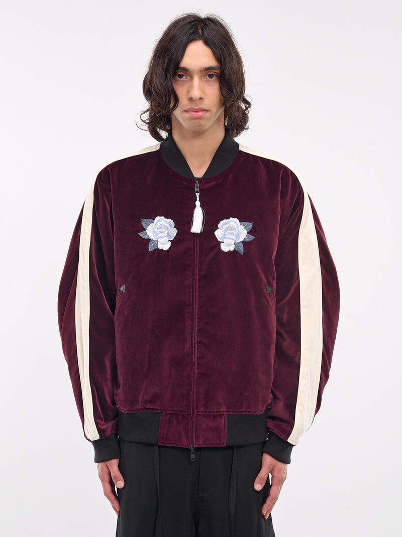 Velour Souvenir Jacket (S24AW23BL-C-WINE)