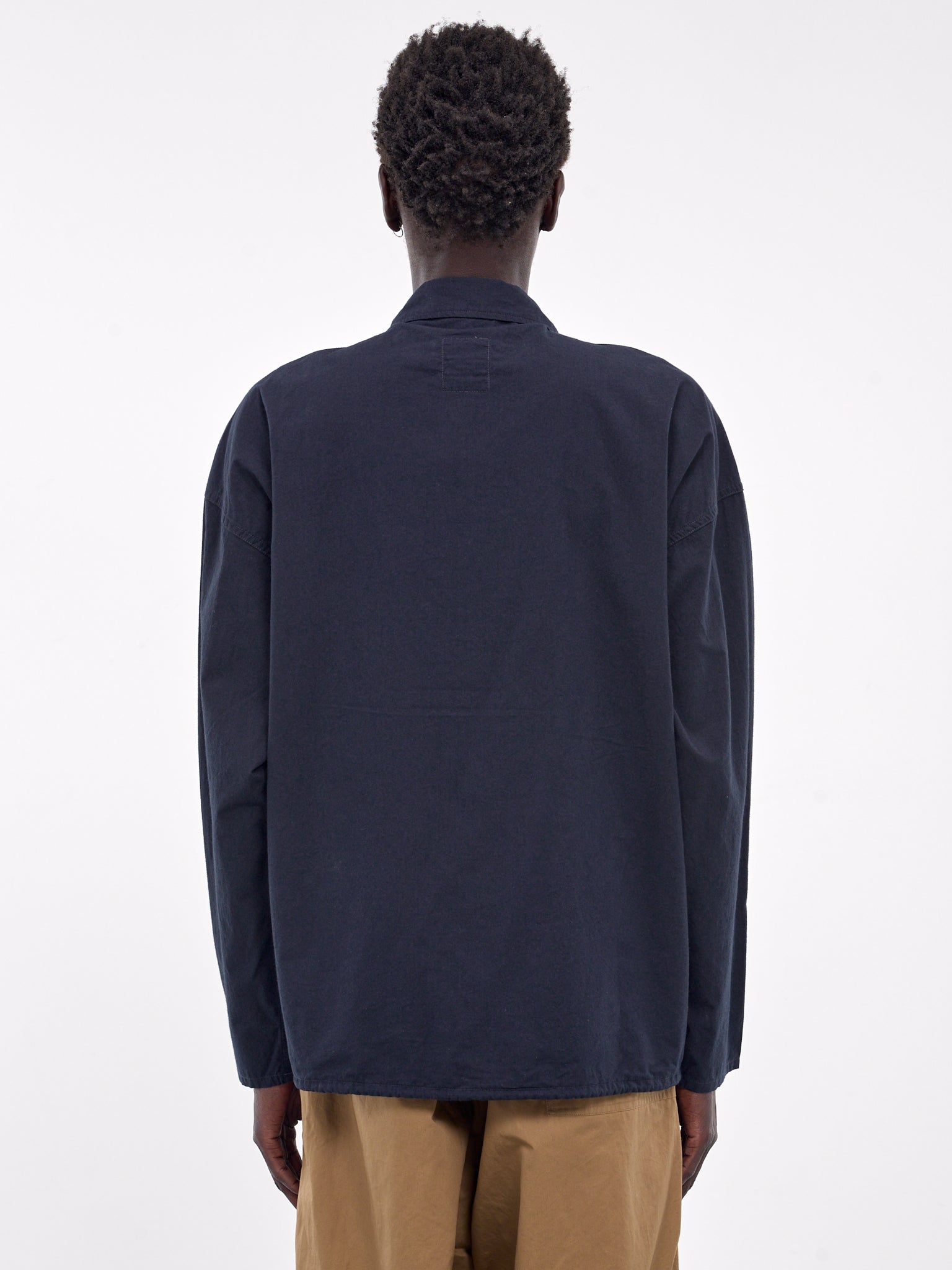 Cotton-Wool Deck Shirt (S24FG009U-DARK-NAVY)