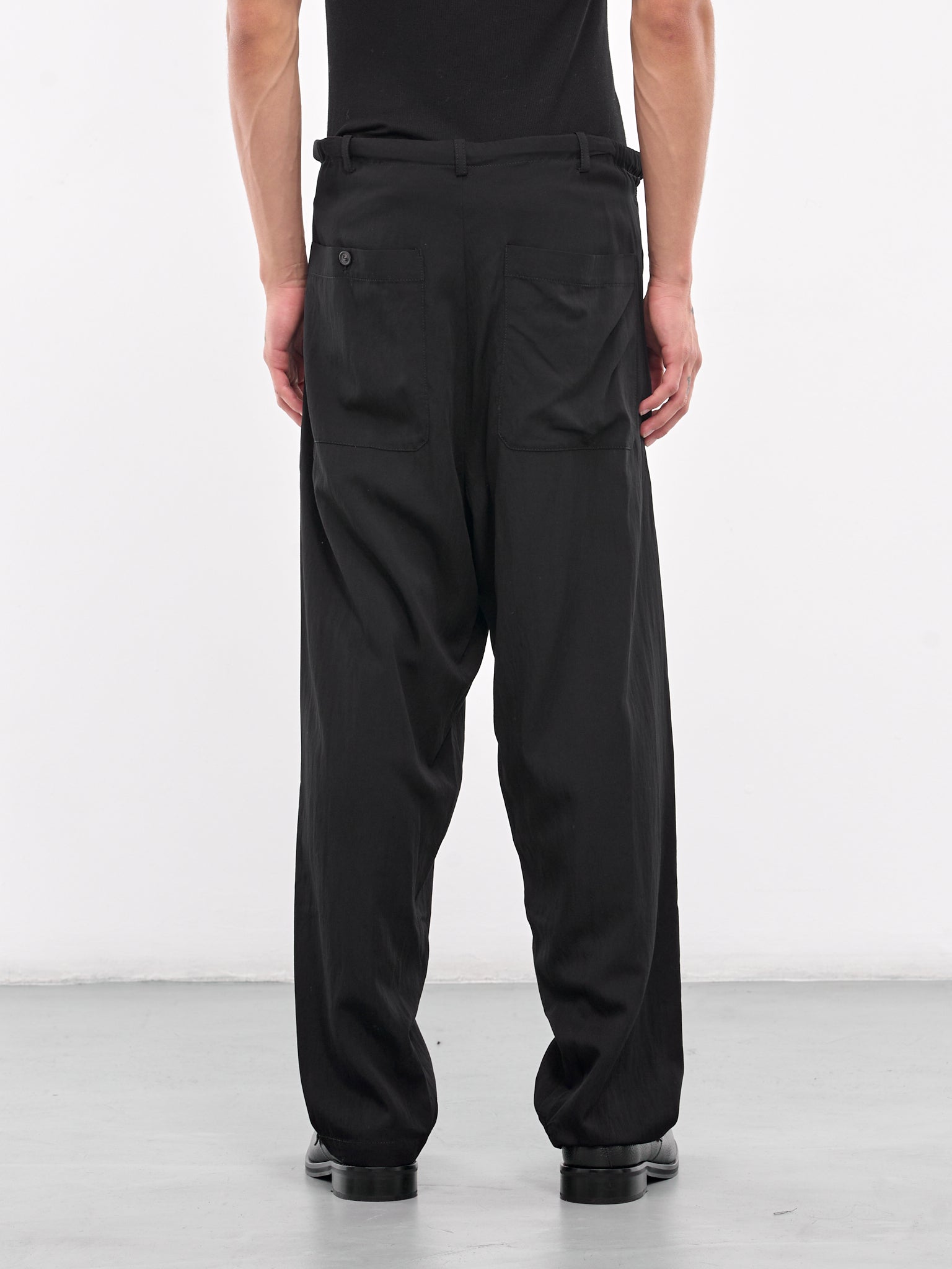 Drawstring Trousers (S24W09PT-R-BLACK)