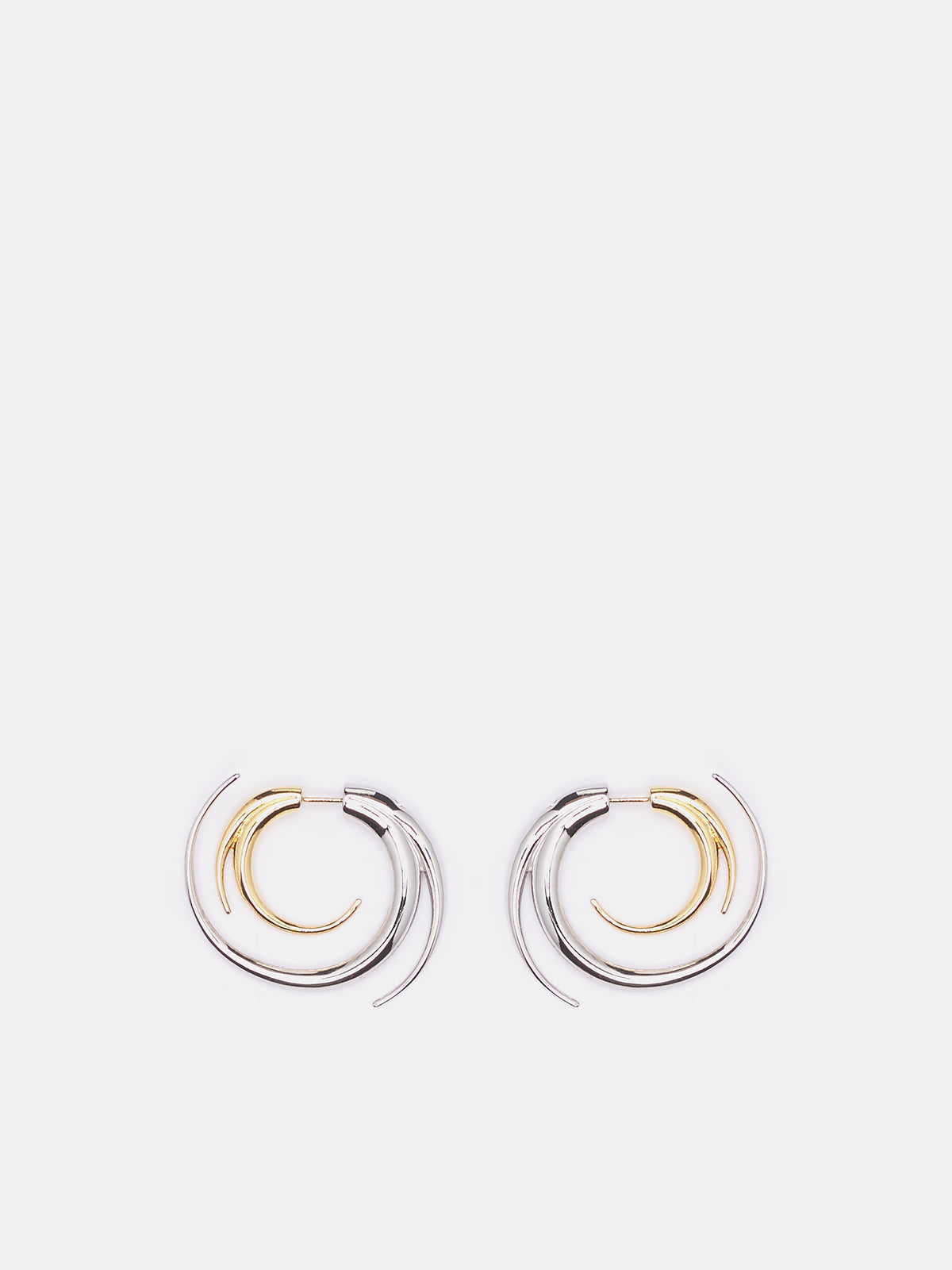 Medium Vortice Earrings (S25-EA012-P-SILVER-GOLD)