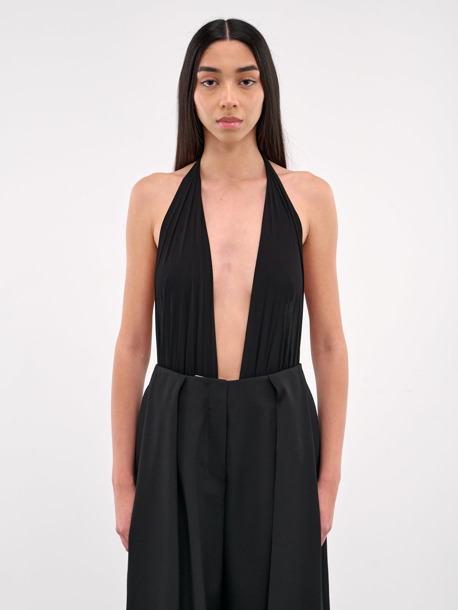 Halterneck Bodysuit (S25T5-THE-GRACE-BLACK)