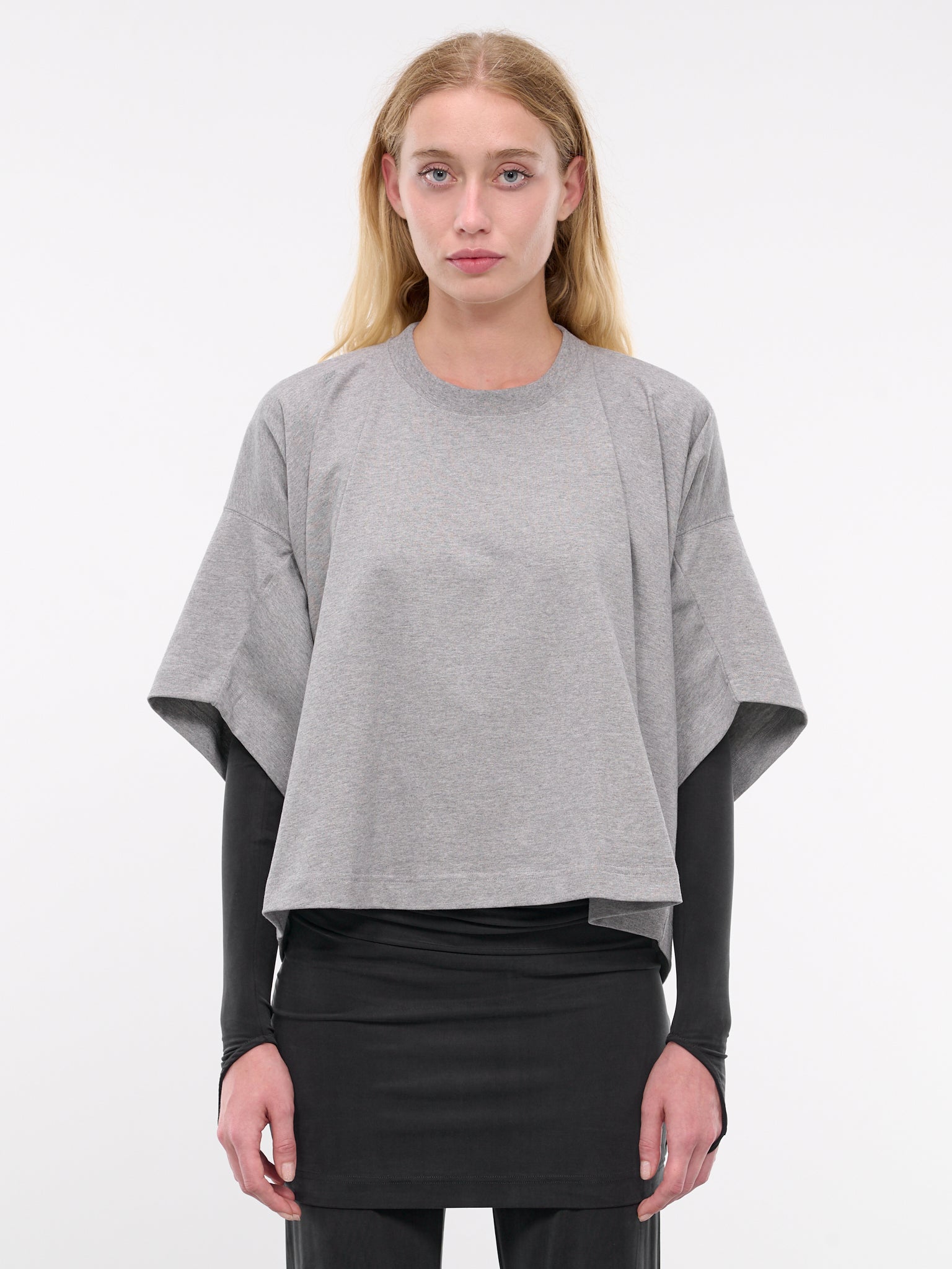 Basculer Short Sleeve Tee (S2WJETO21-GREY-MELANGE)