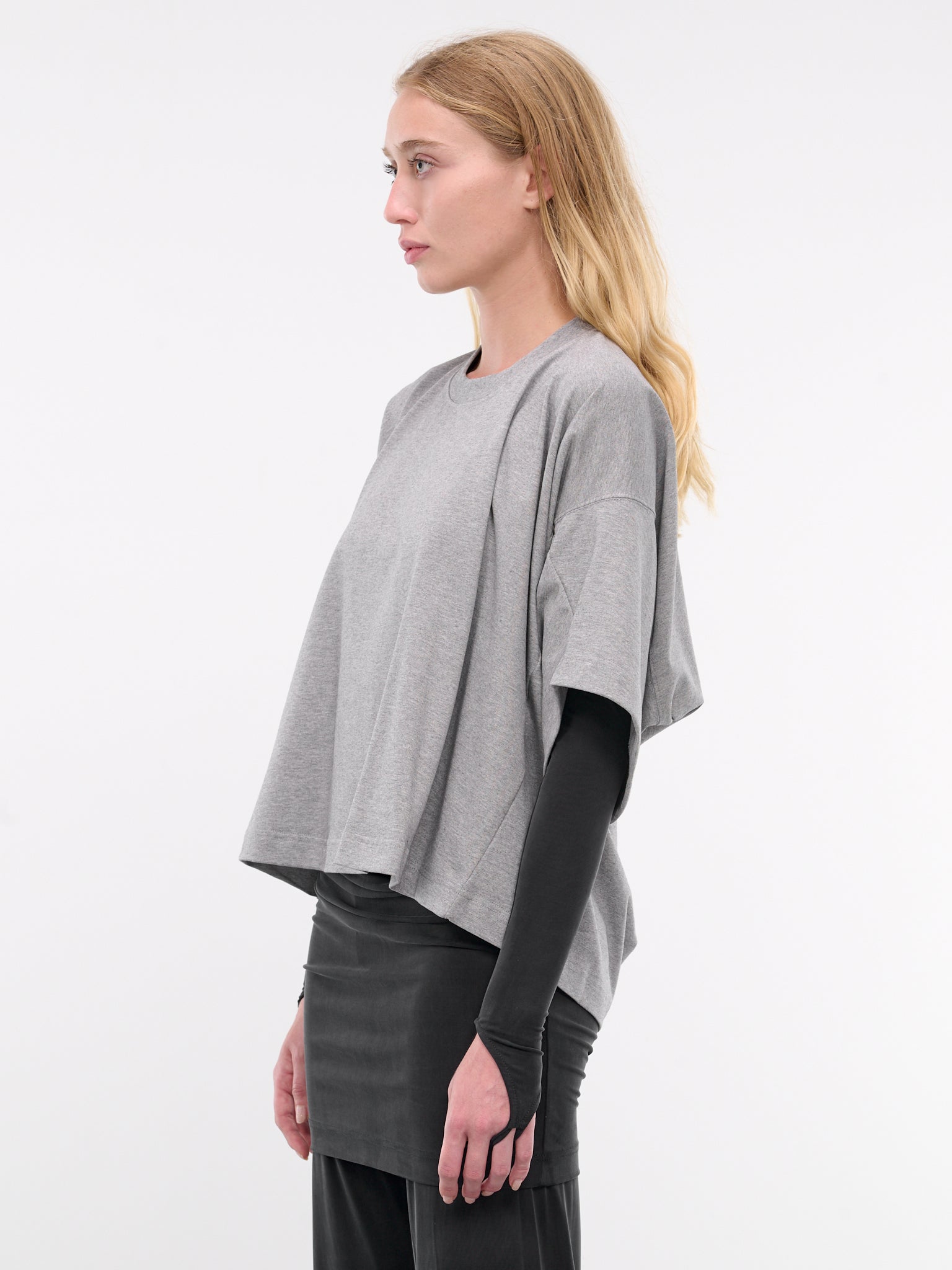 Basculer Short Sleeve Tee (S2WJETO21-GREY-MELANGE)