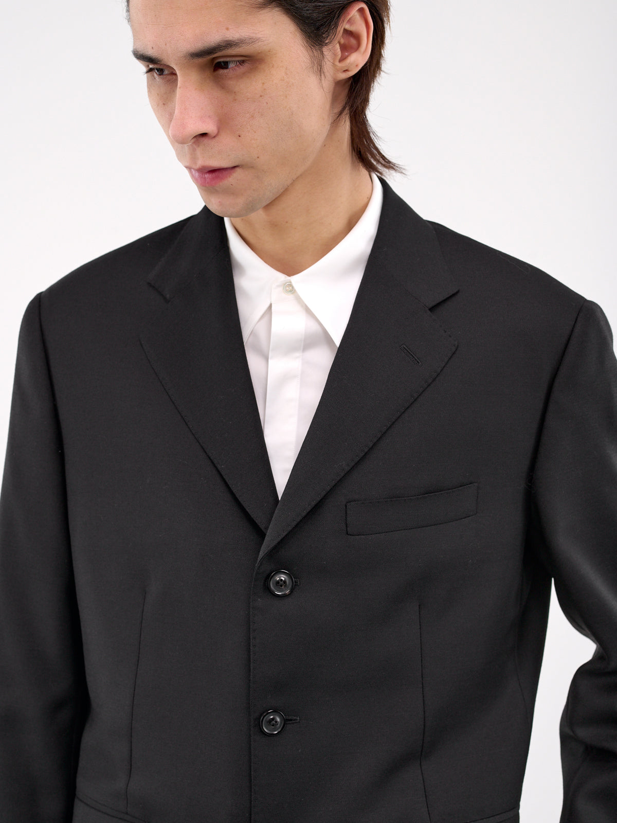 Mohair Blazer (S50BN0536-M35259-BLACK)