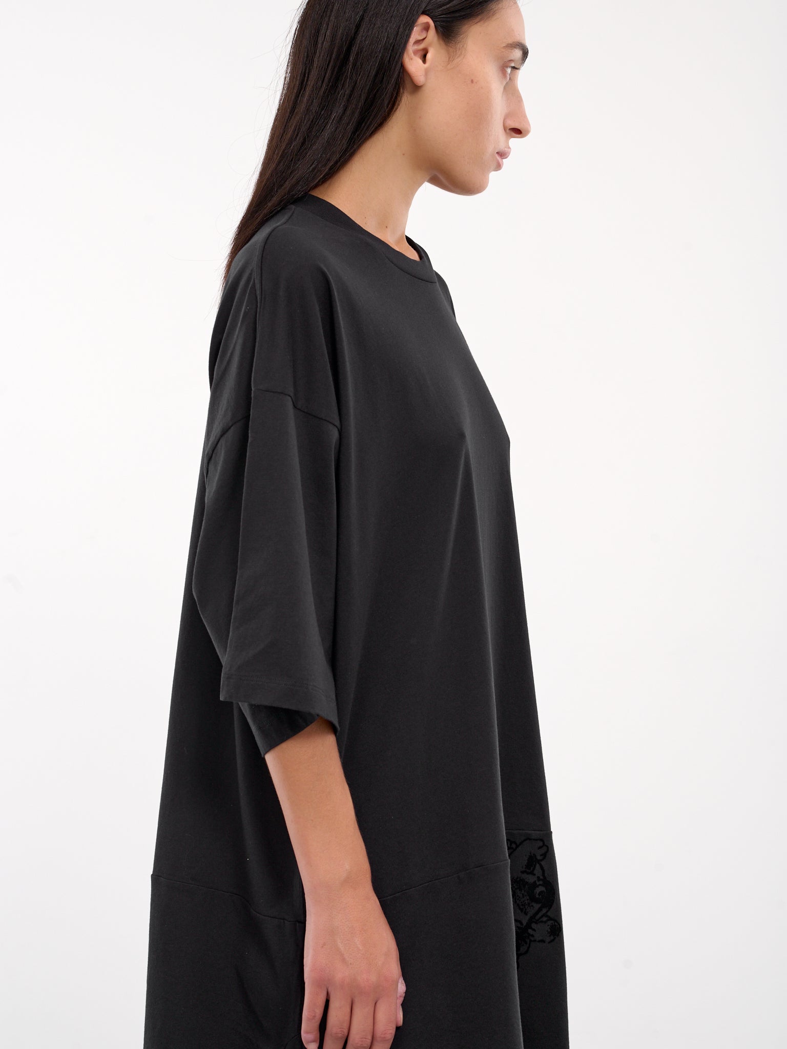 Deconstructed T-Shirt Dress (S52DA0035-S24312-BLACK)