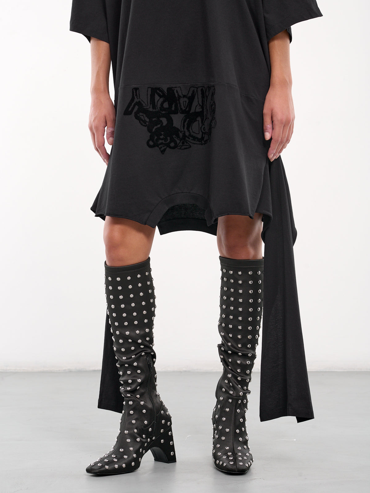 Deconstructed T-Shirt Dress (S52DA0035-S24312-BLACK)