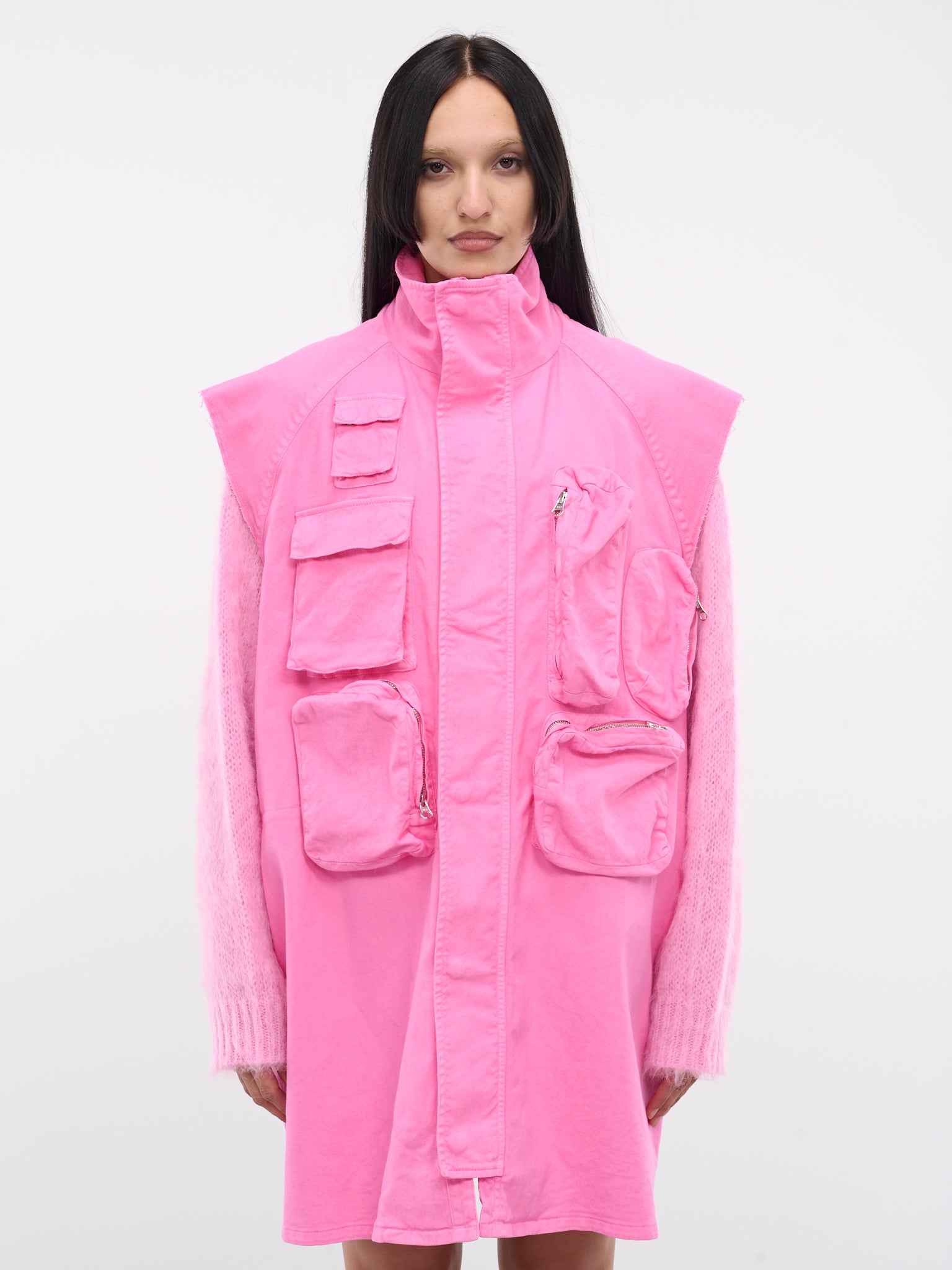 Oversized Cargo Jacket (S52DD0048-S30869-PINK)