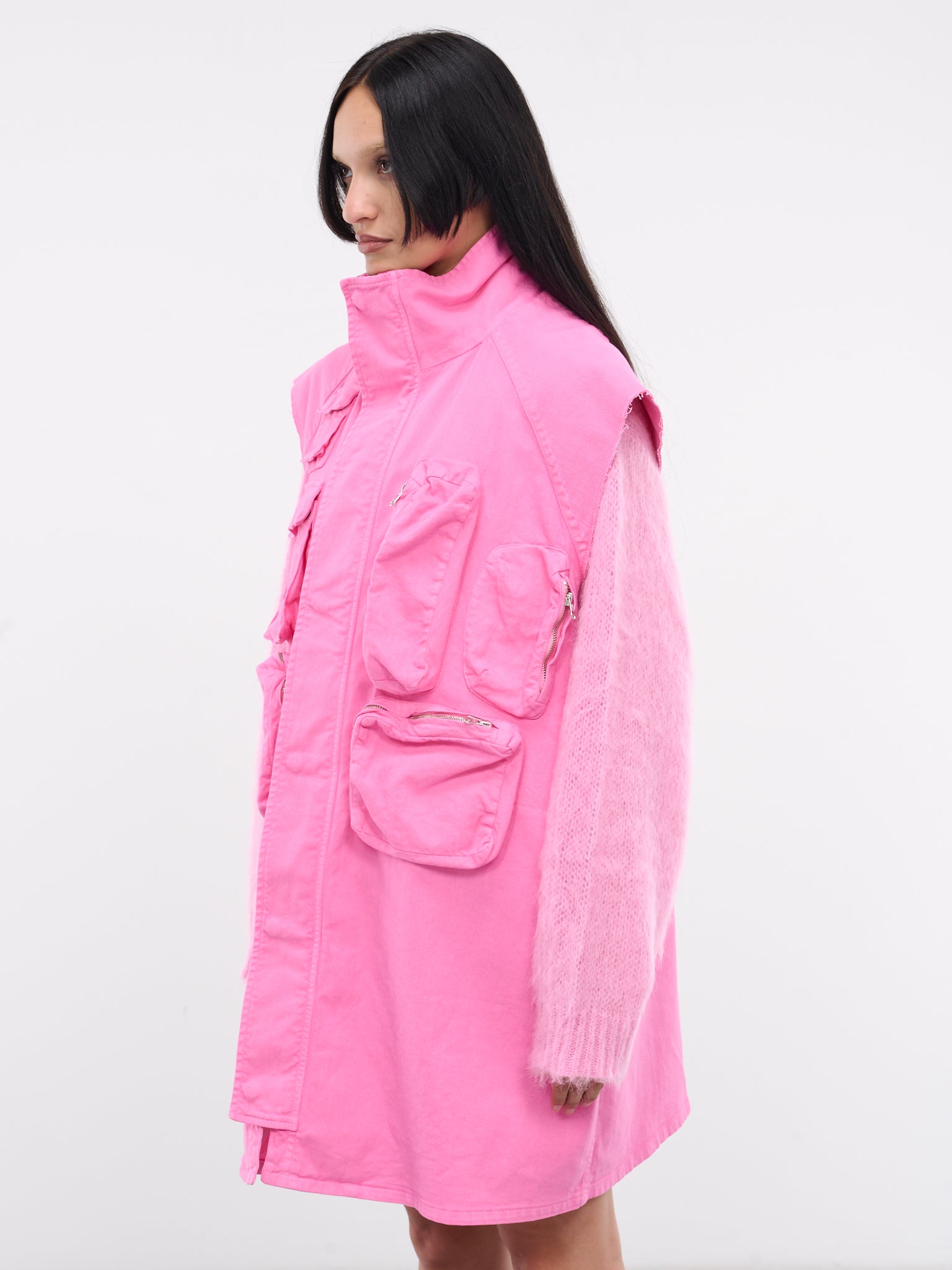 Oversized Cargo Jacket (S52DD0048-S30869-PINK)