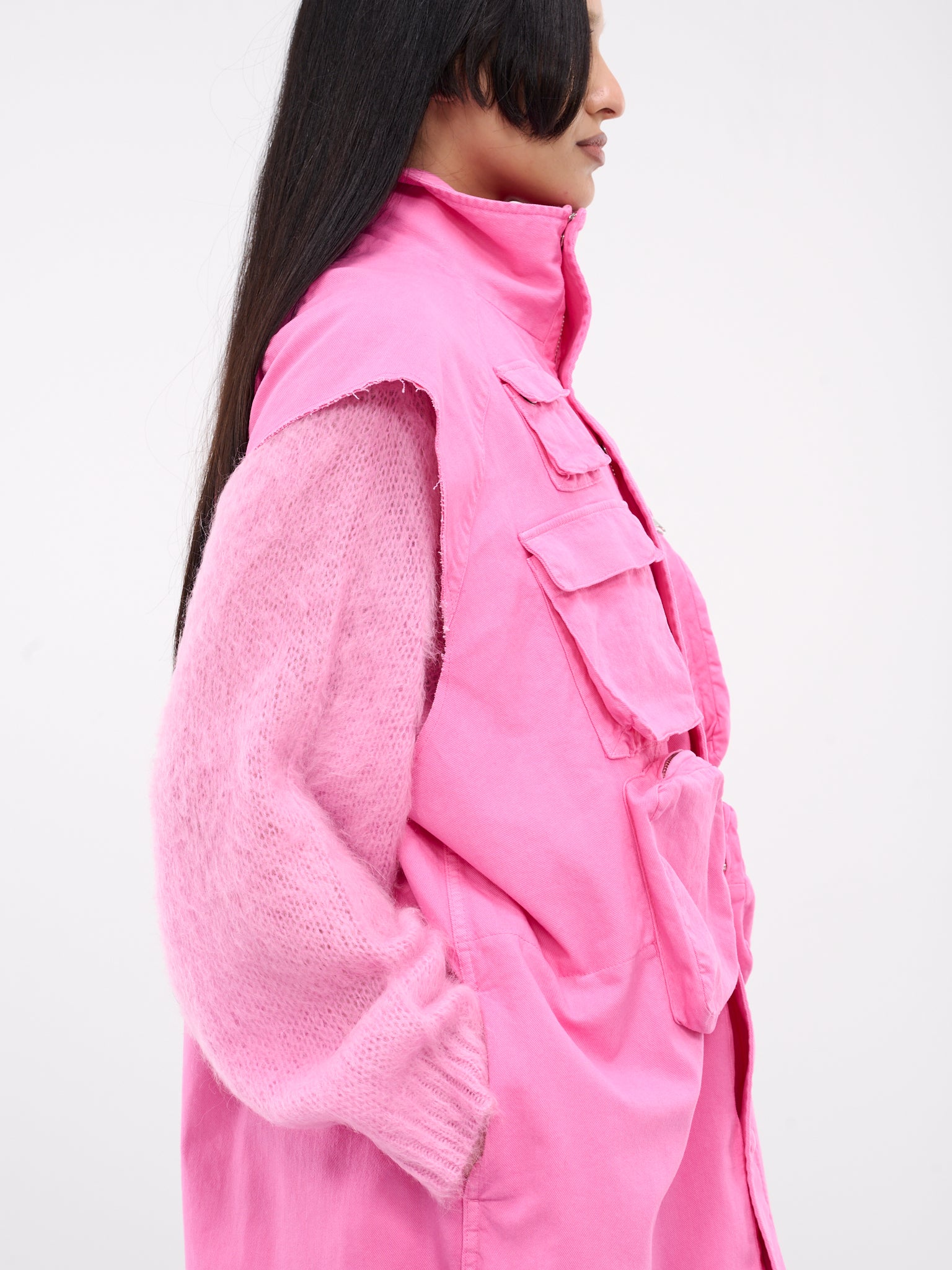 Oversized Cargo Jacket (S52DD0048-S30869-PINK)