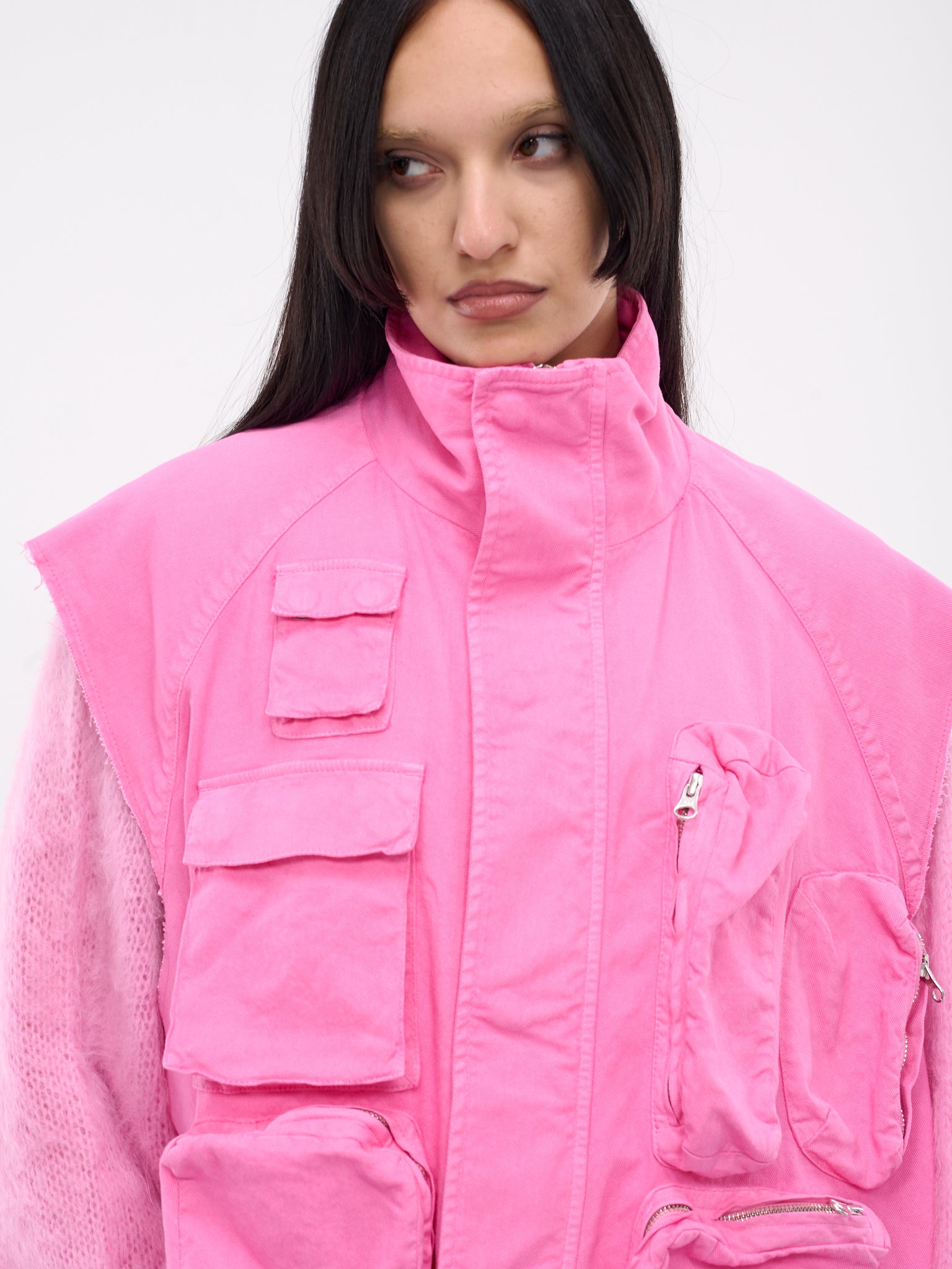 Oversized Cargo Jacket (S52DD0048-S30869-PINK)