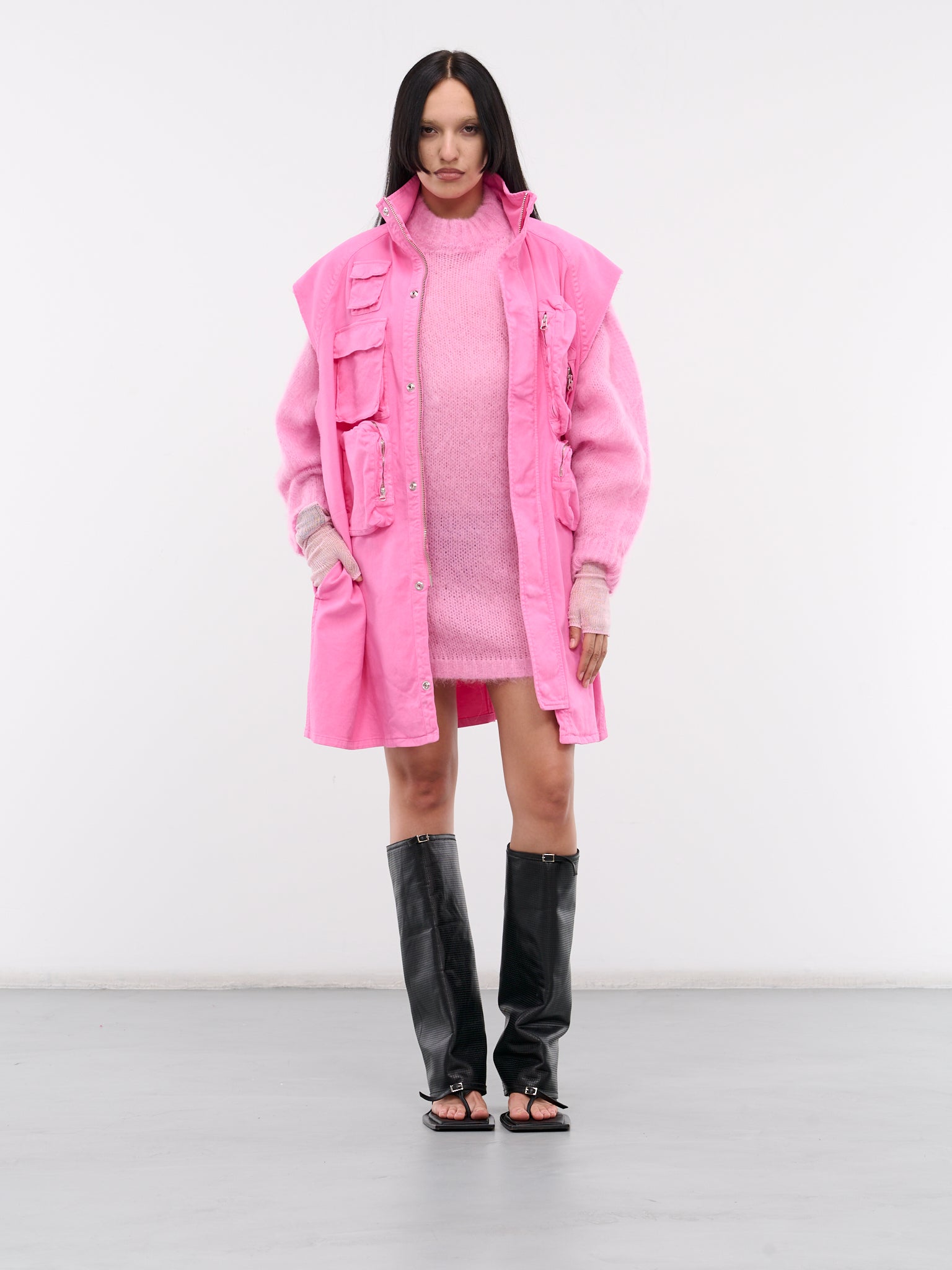 Oversized Cargo Jacket (S52DD0048-S30869-PINK)