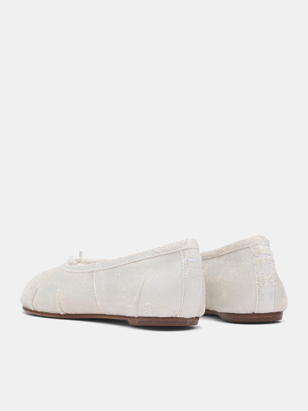 Tabi New Ballerina Shoes (S58WZ0127-P8159-OFF-WHITE)