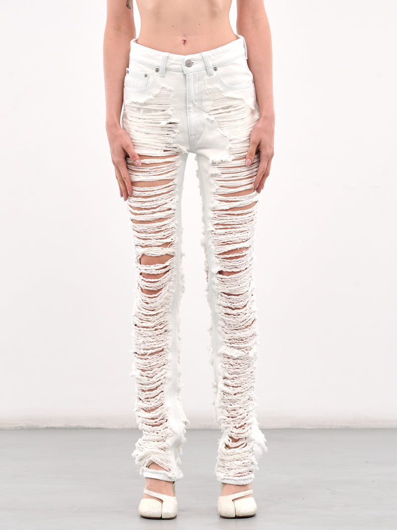 Distressed Jeans (S62LB0185-M30018-LIGHT-BLUE)