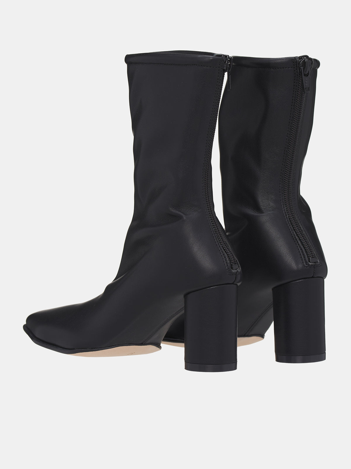 Pointed Slim Boots (S66WU0120-P7973-BLACK)