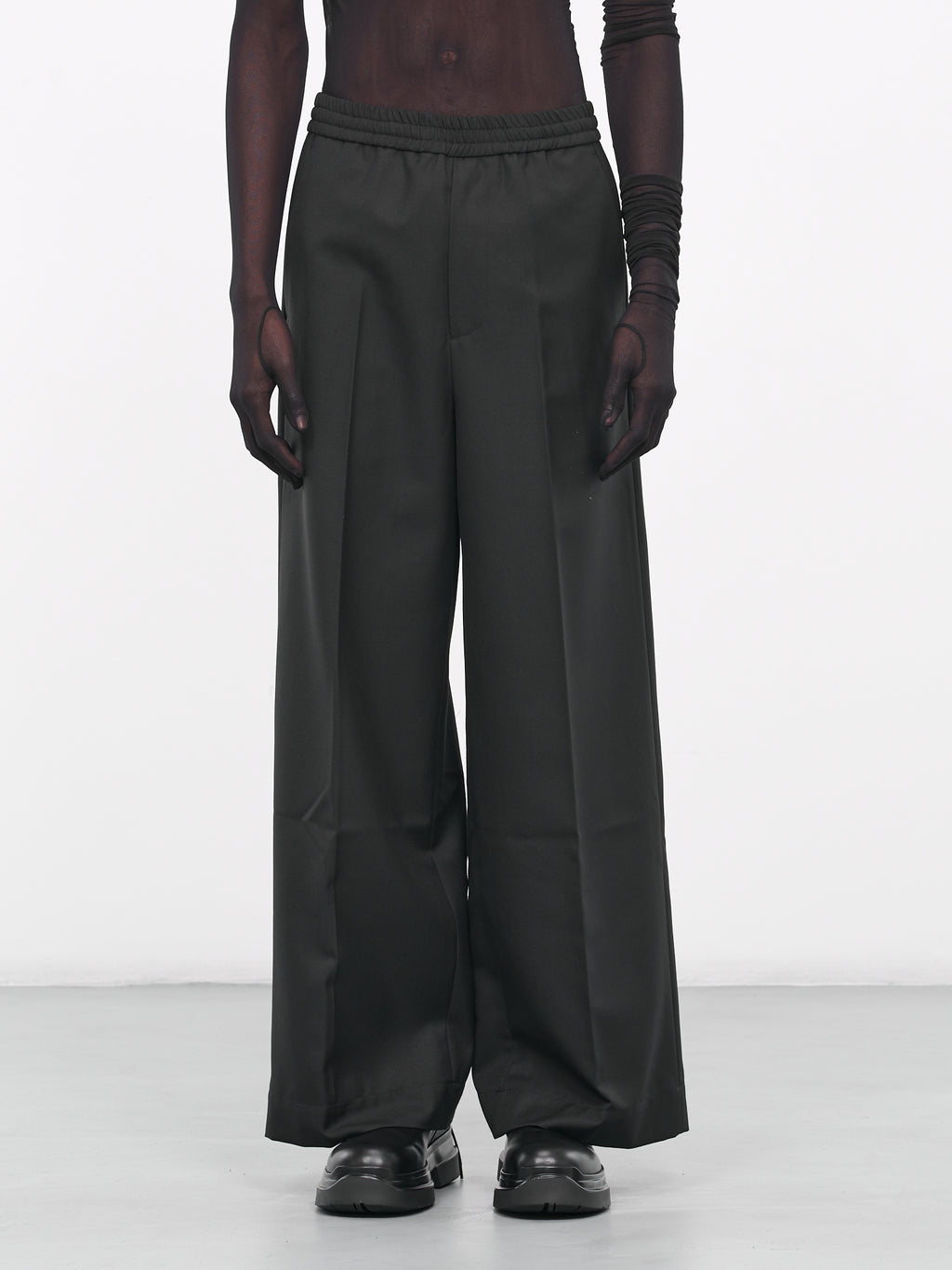 Elasticated Trousers (S62KB0189-S78357-BLACK)