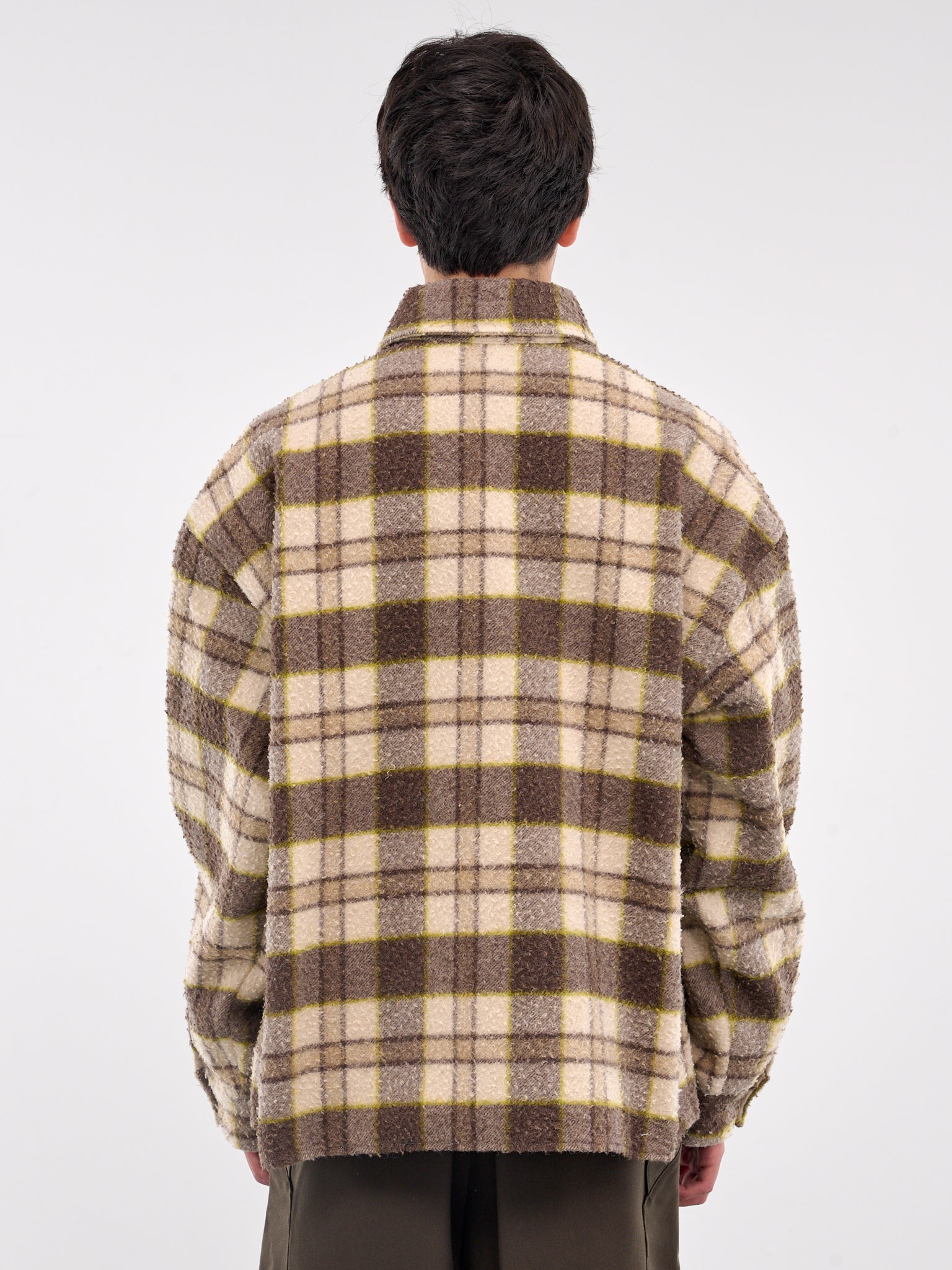 Check Pattern Overshirt (SH002003-BEIGE)