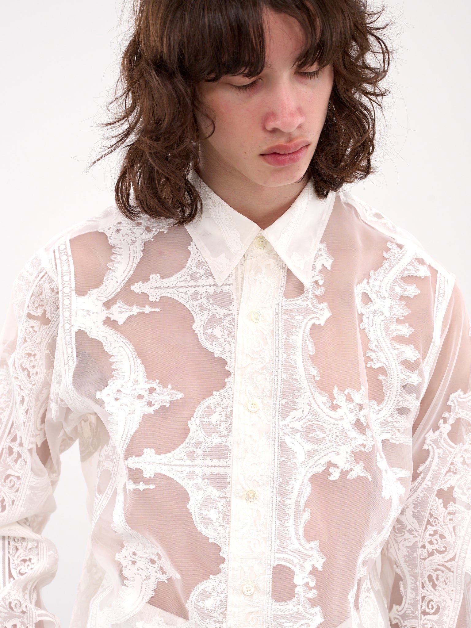 Lace Shirt (SH028-WHITE)