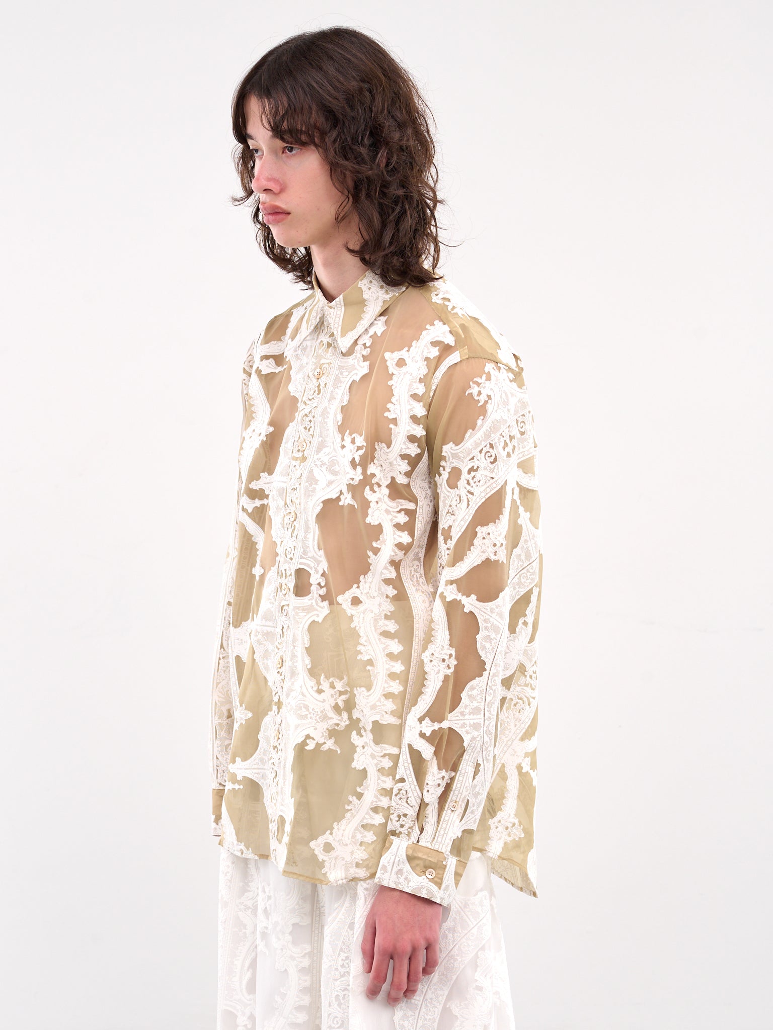 Lace Shirt (SH028-YELLOW)