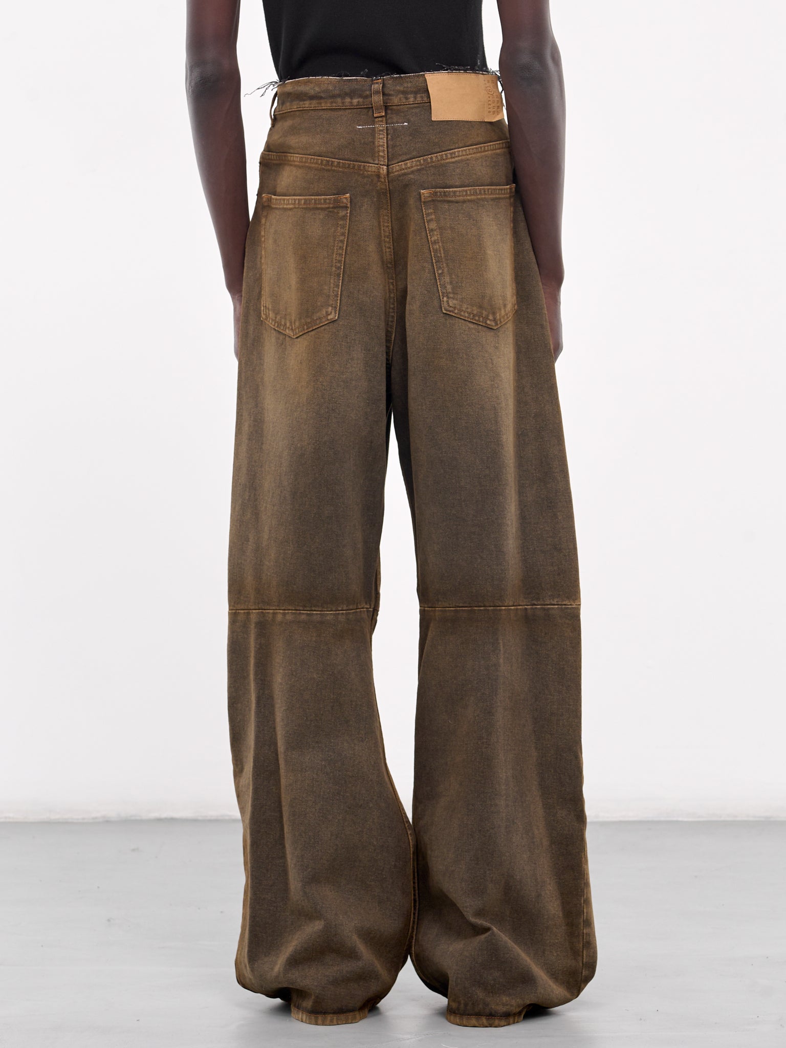 Wide Leg Jeans (SH2LA0015-S30848-BROWN)