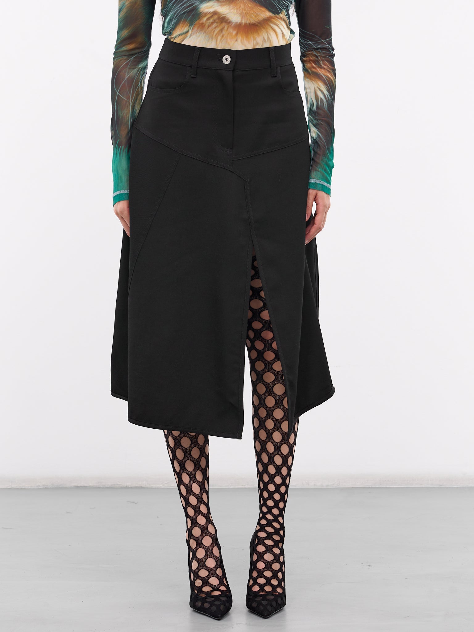 JW ANDERSON Patchwork Skirt | H. Lorenzo - front