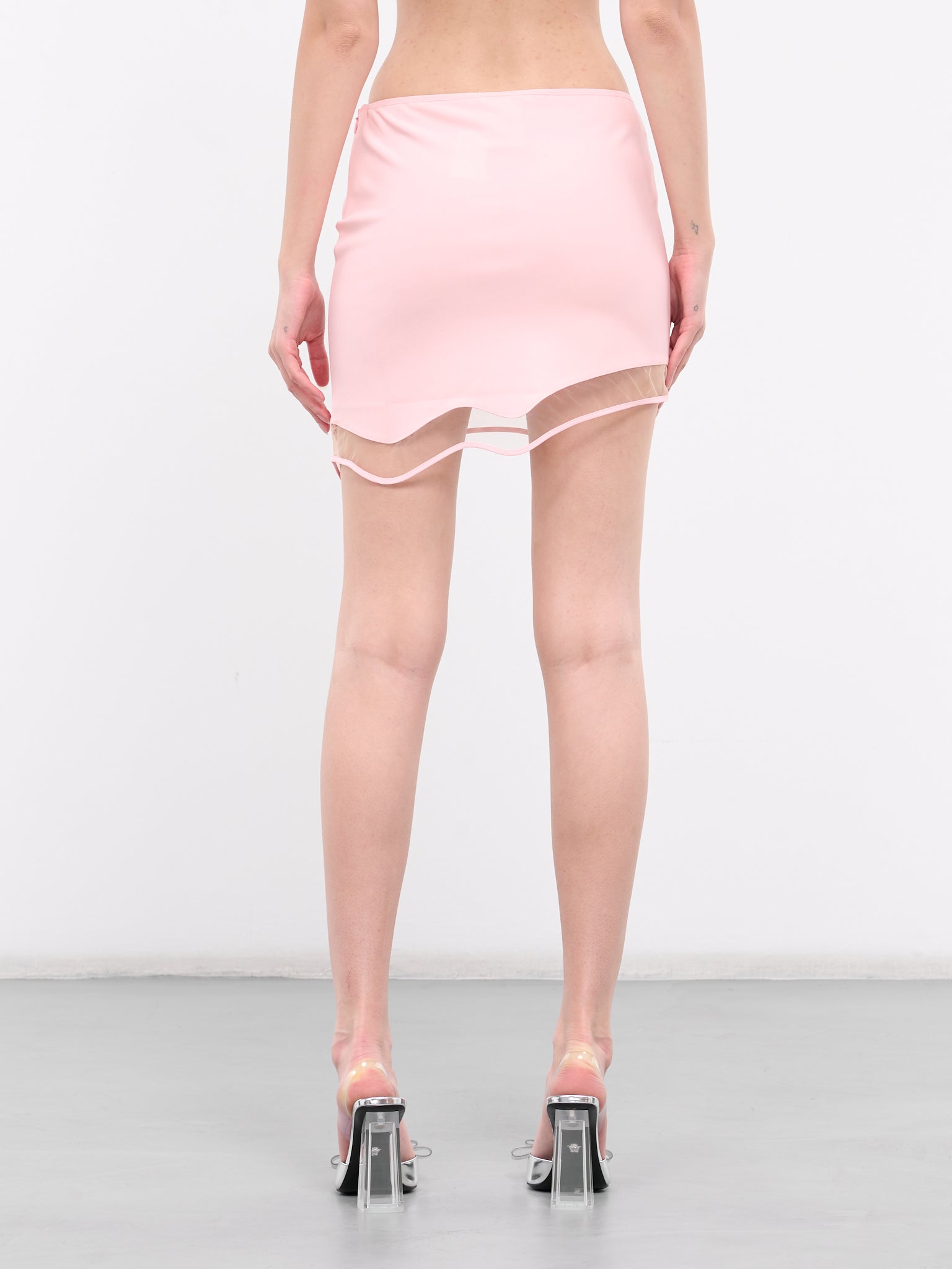 Heartbeat Mini Skirt (SKT039-PINK)