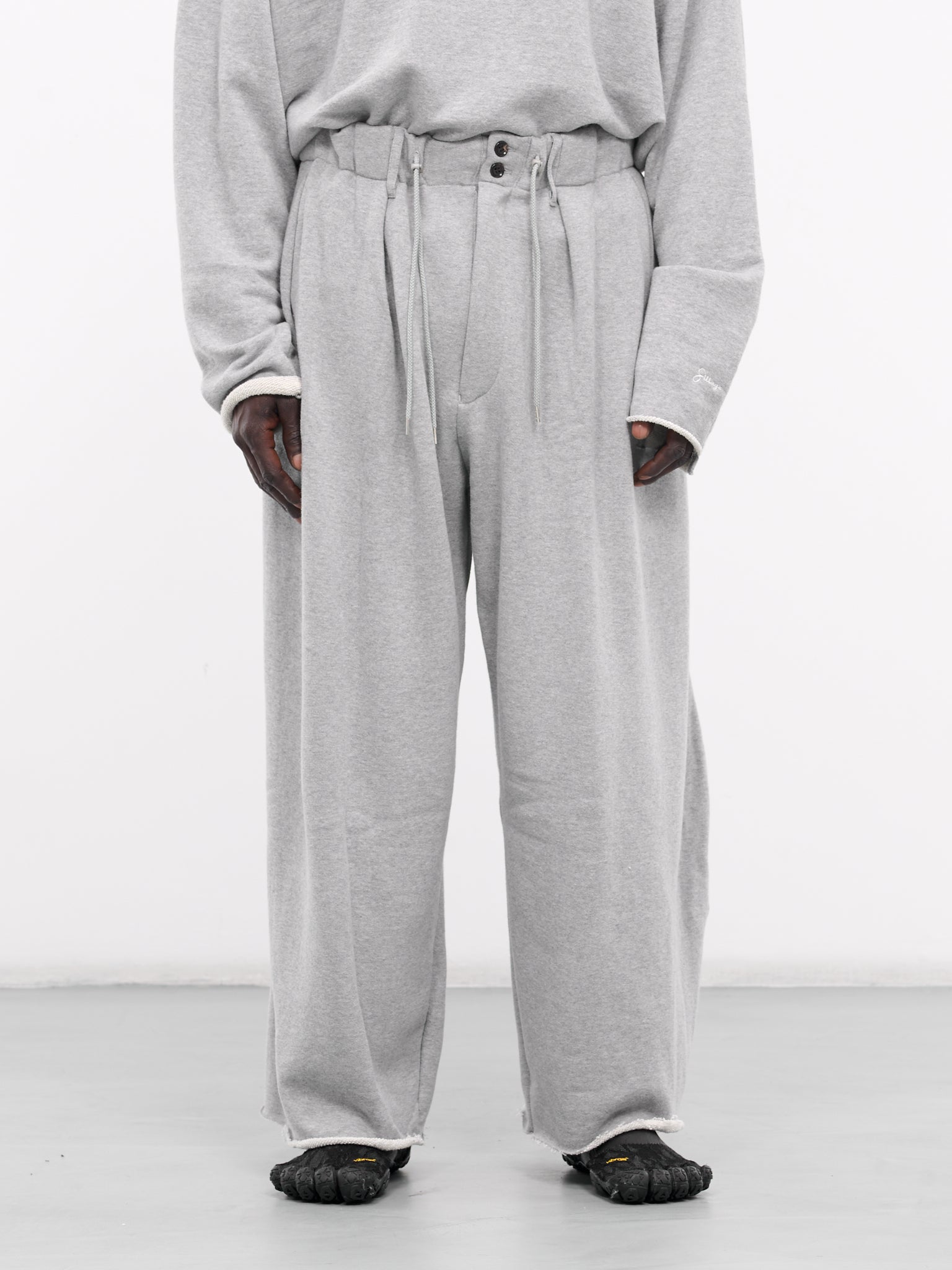 Elasticated Sweatpants (SLEC-CPLW-GR-MELANGE-GREY)