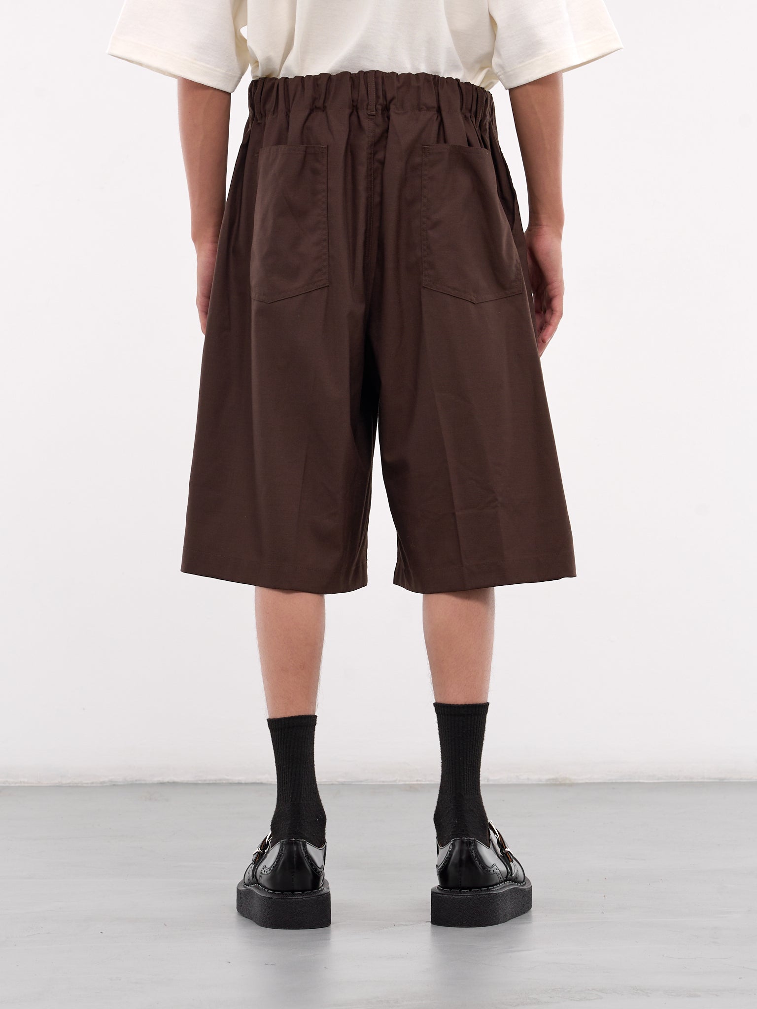 Elasticated Shorts (SLEC-CSPTW-BRW-BROWN)