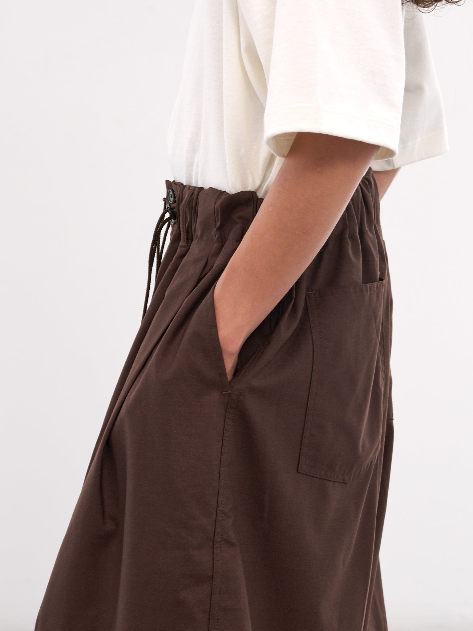 Elasticated Shorts (SLEC-CSPTW-BRW-BROWN)