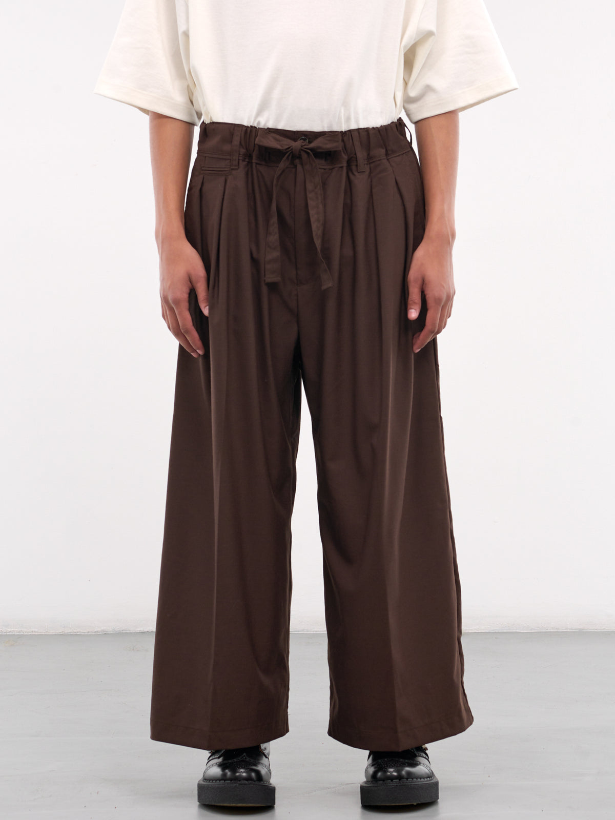 Elasticated Pocket Trousers (SLEC-HPTW-BRW-BROWN)