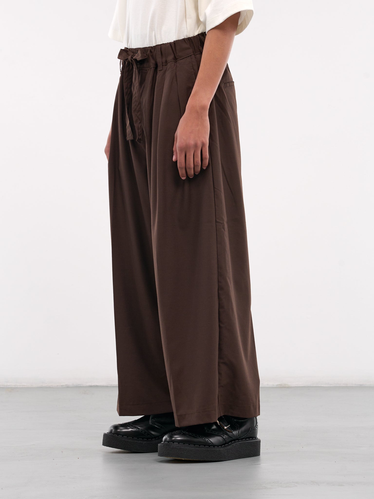 Elasticated Pocket Trousers (SLEC-HPTW-BRW-BROWN)