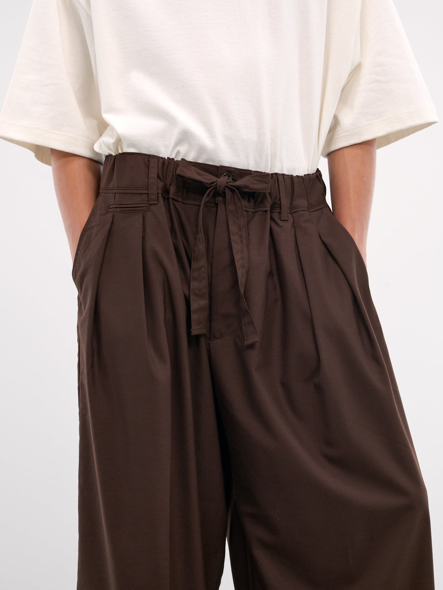 Elasticated Pocket Trousers (SLEC-HPTW-BRW-BROWN)