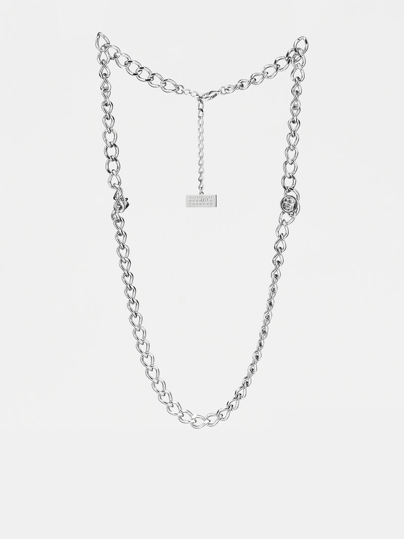 Pin Chain Necklace (SM7VK0013-SV0305-SILVER)