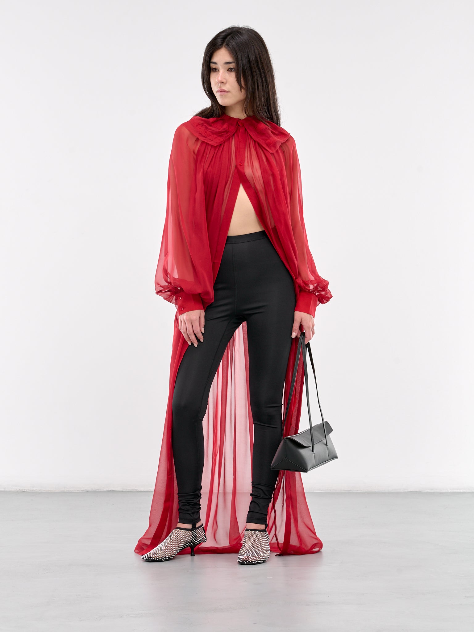 Sheer Blouse (SRT-01RE-RED)