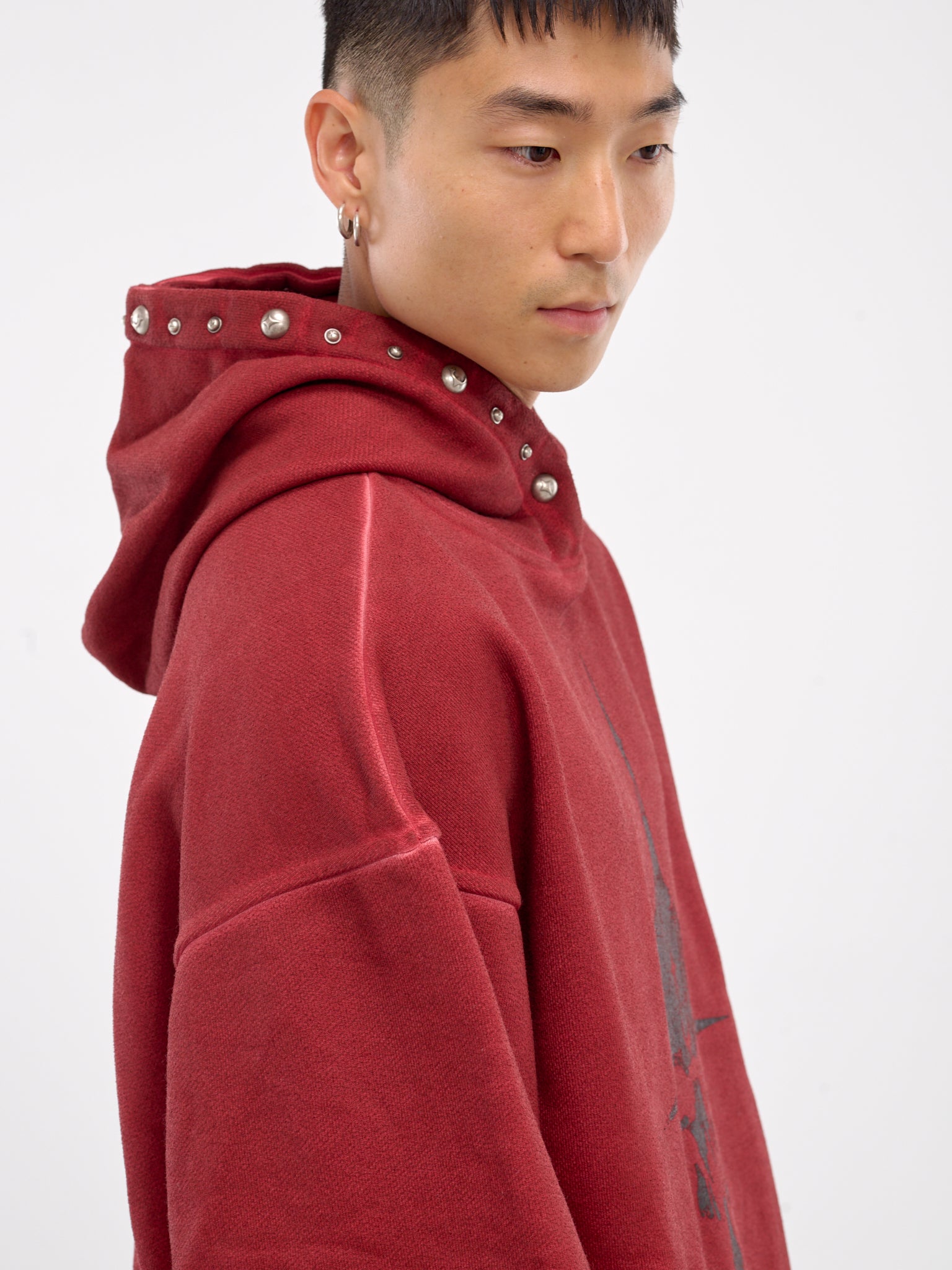 Peace Stud Hoodie (SS1202-RED)