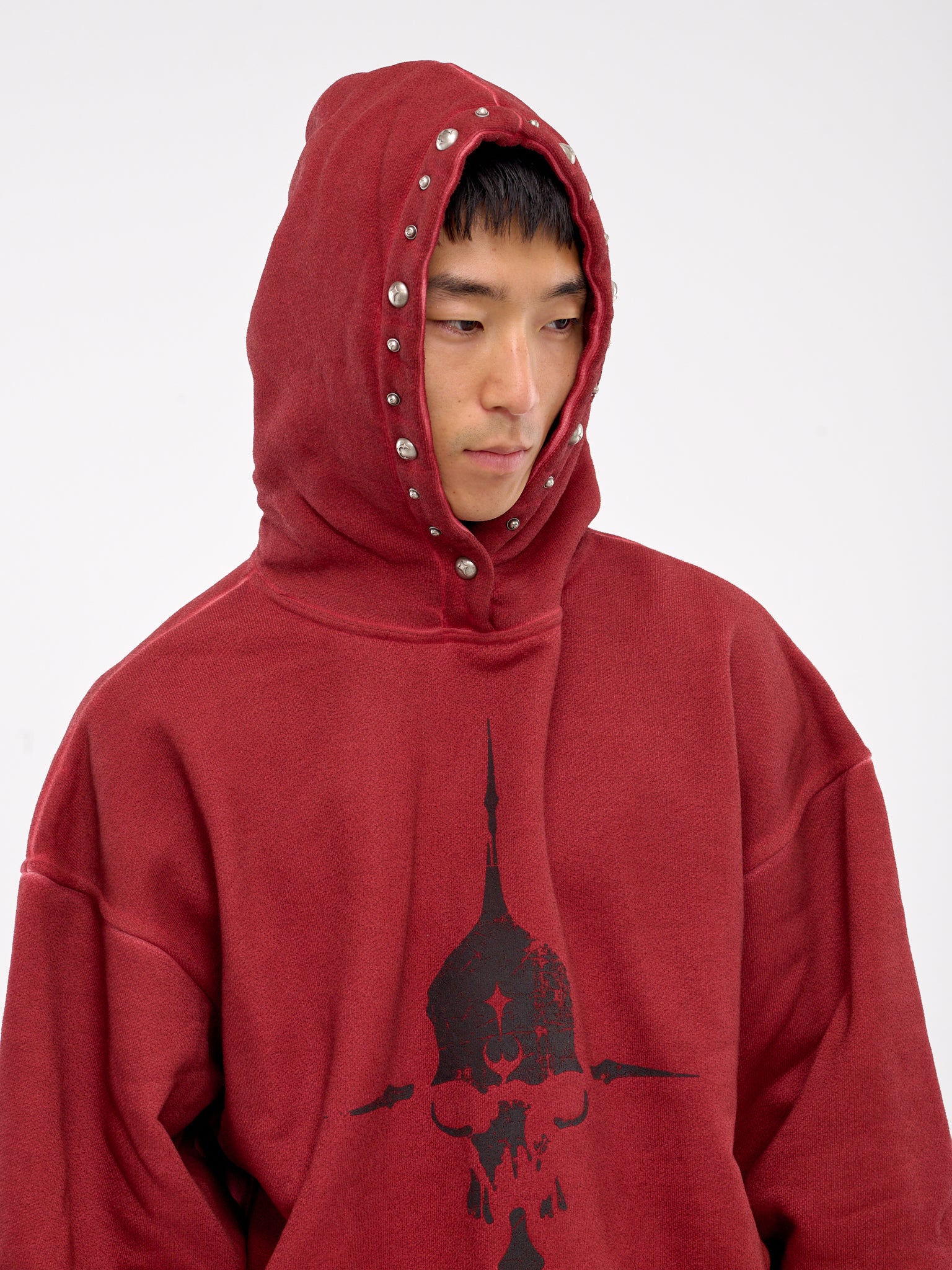 Peace Stud Hoodie (SS1202-RED)