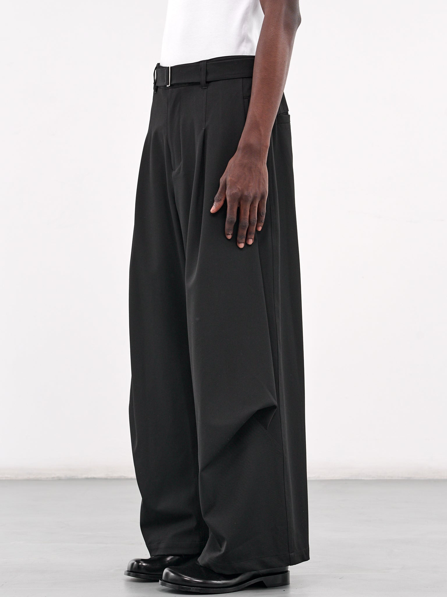 Morris Wide Pants (SSH2PT703BK-BLACK)