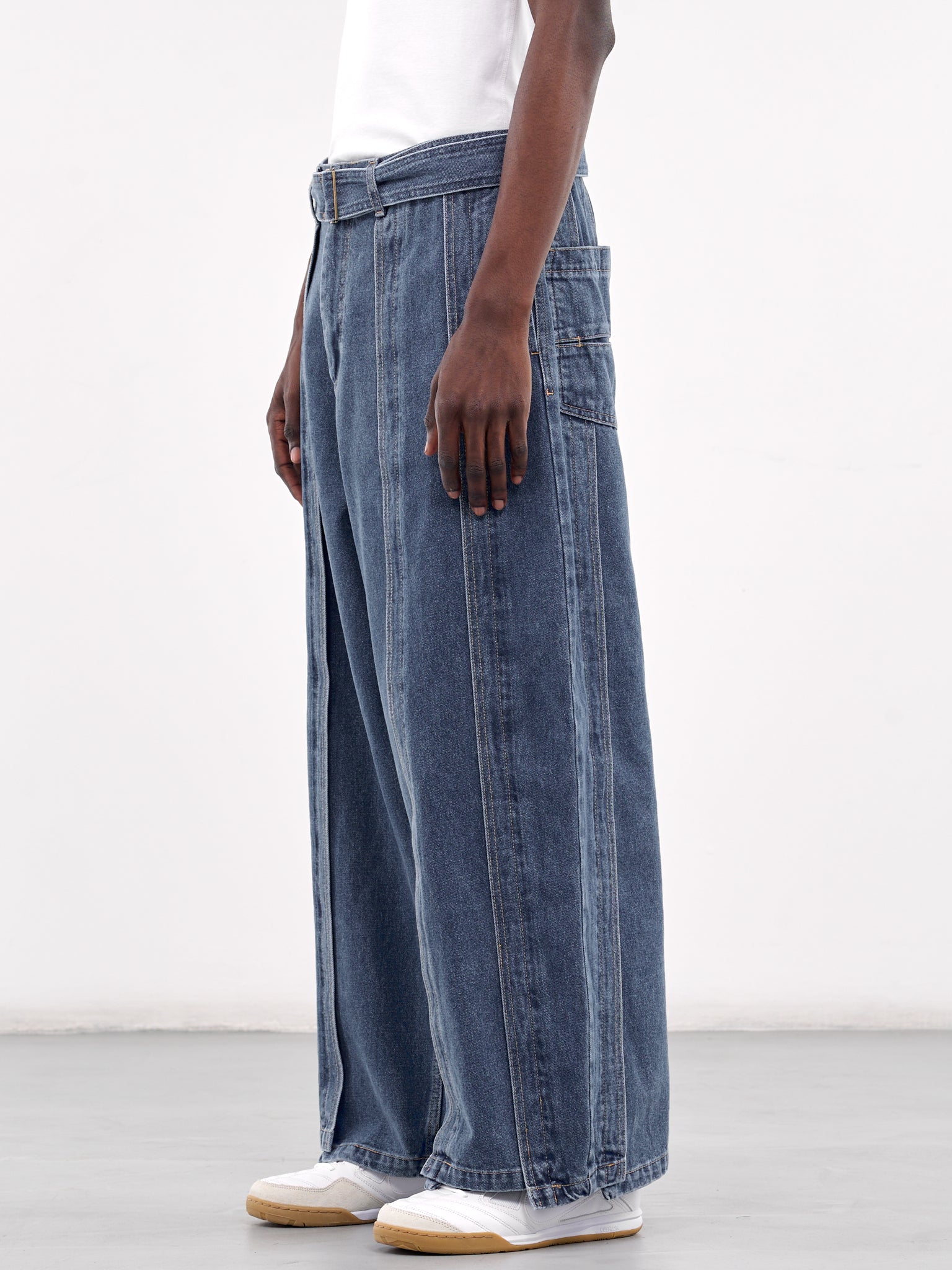 Asymmetrical Vertical Jeans (SSH2PT724IN-INDIGO)