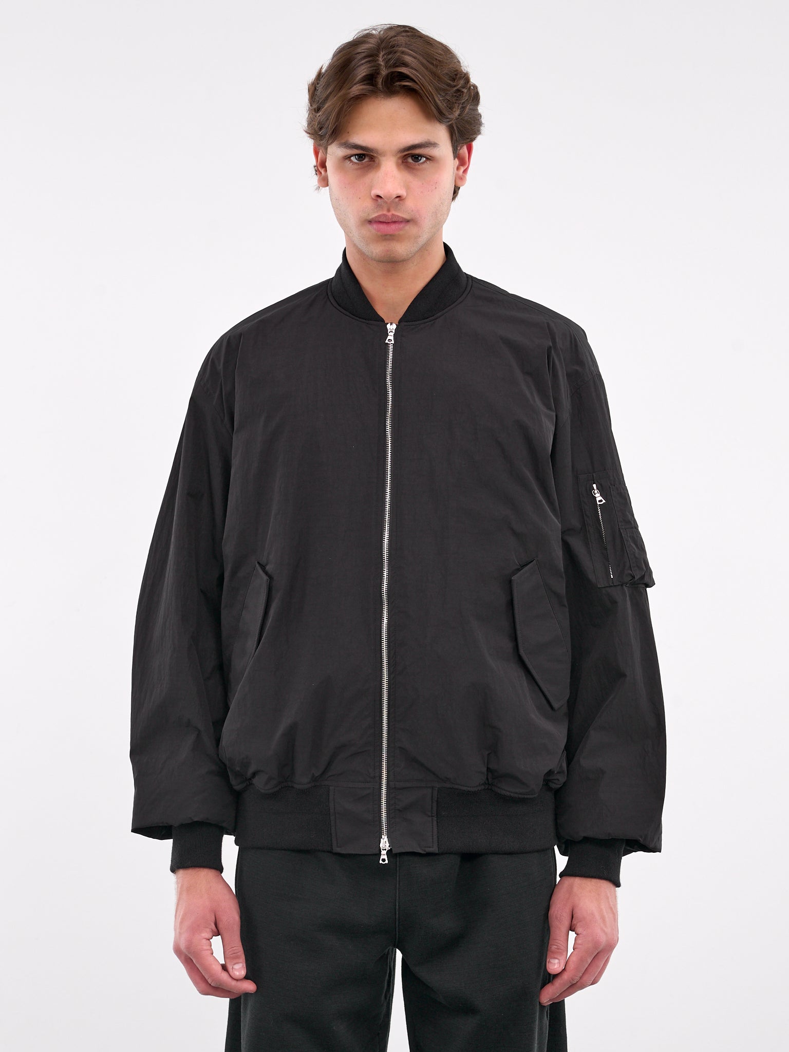 Bomber Jacket (ST-1057-BLACK)