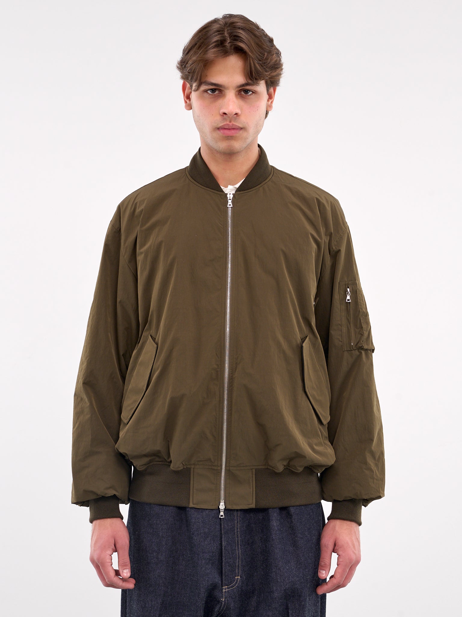 Bomber Jacket (ST-1057-MILITARY-KHAKI)