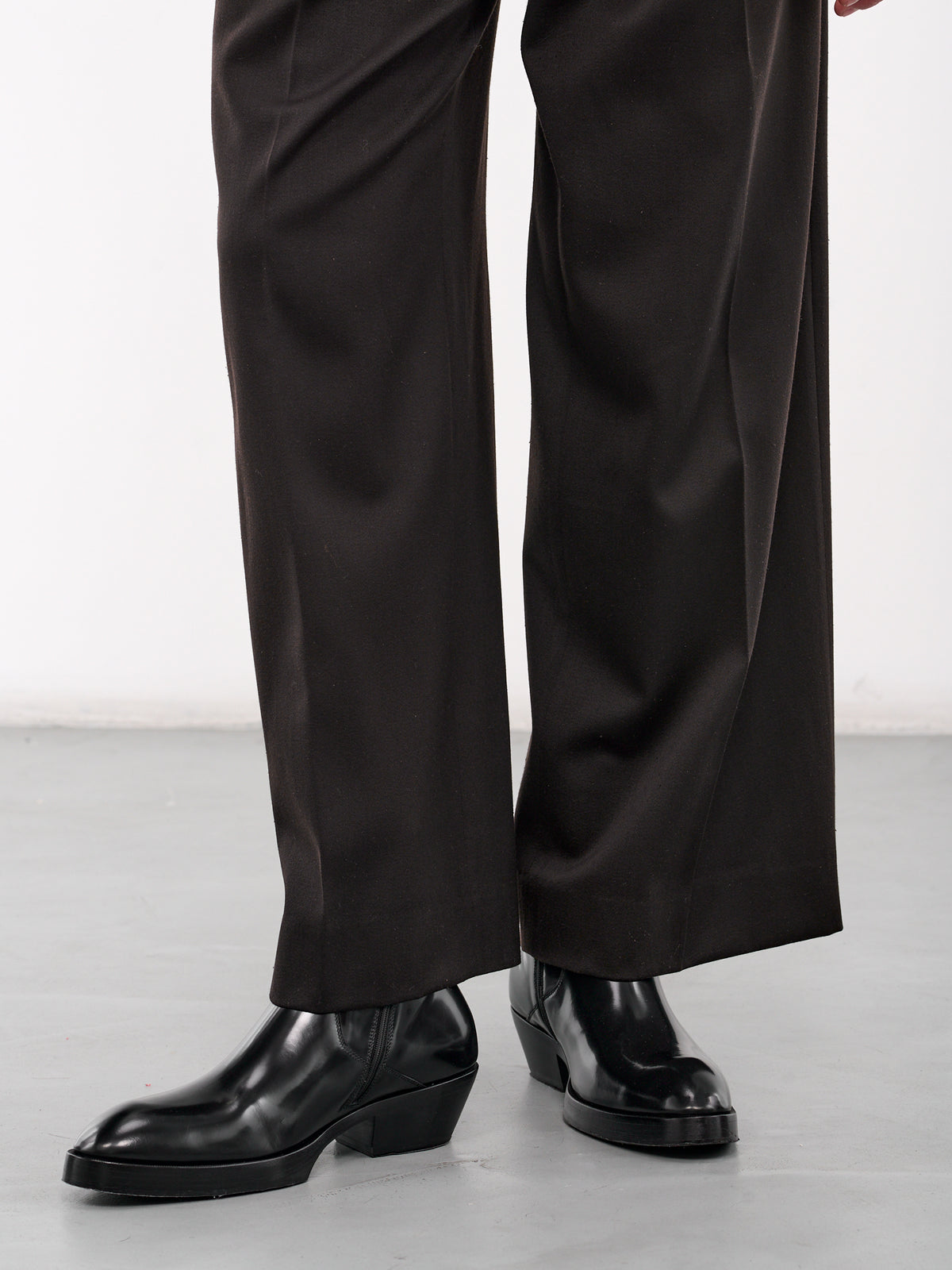 Wide Leg Trousers (ST-1090-DARK-BROWN)