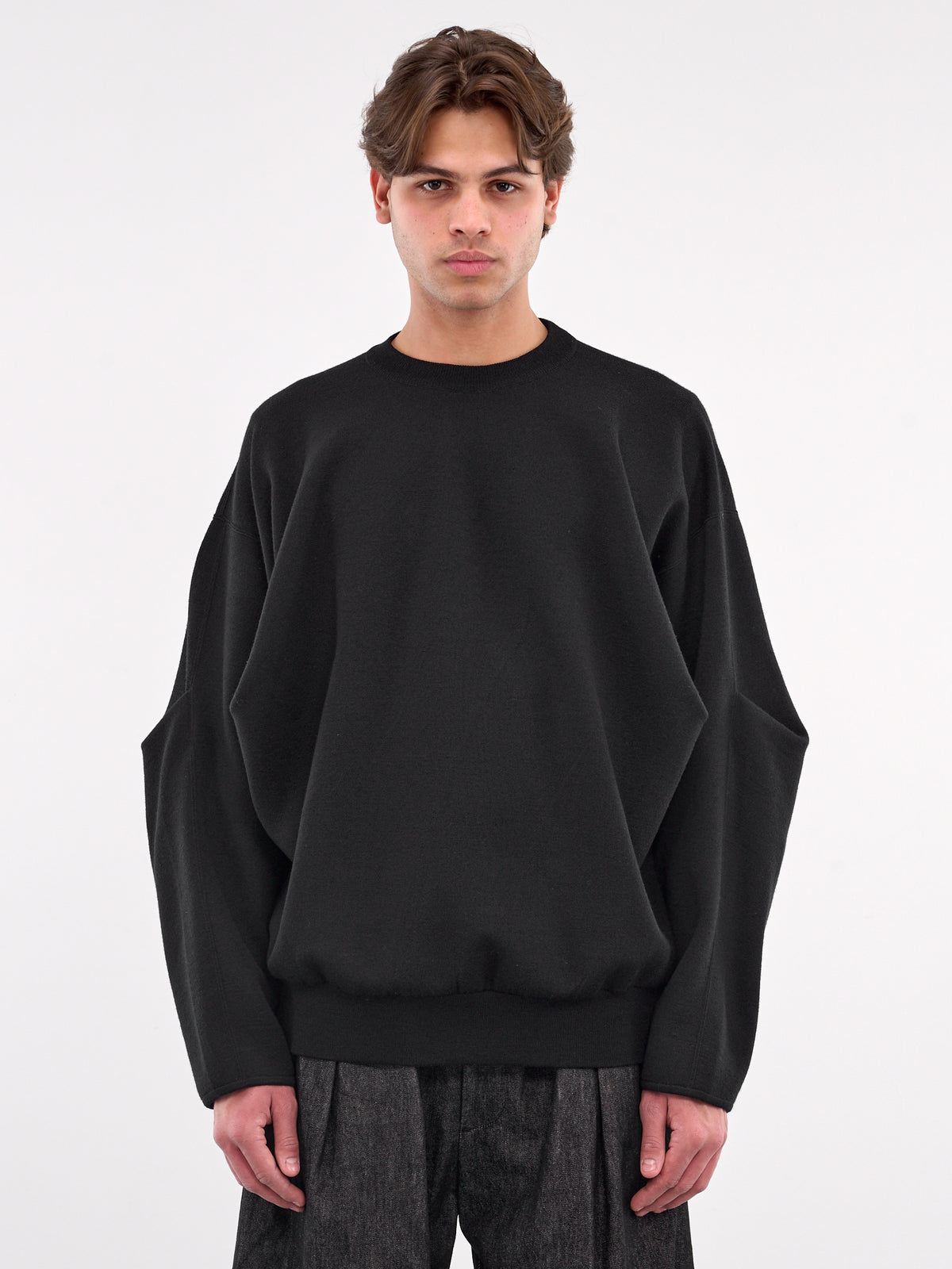 Crewneck Sweater (ST-1130-BLACK)